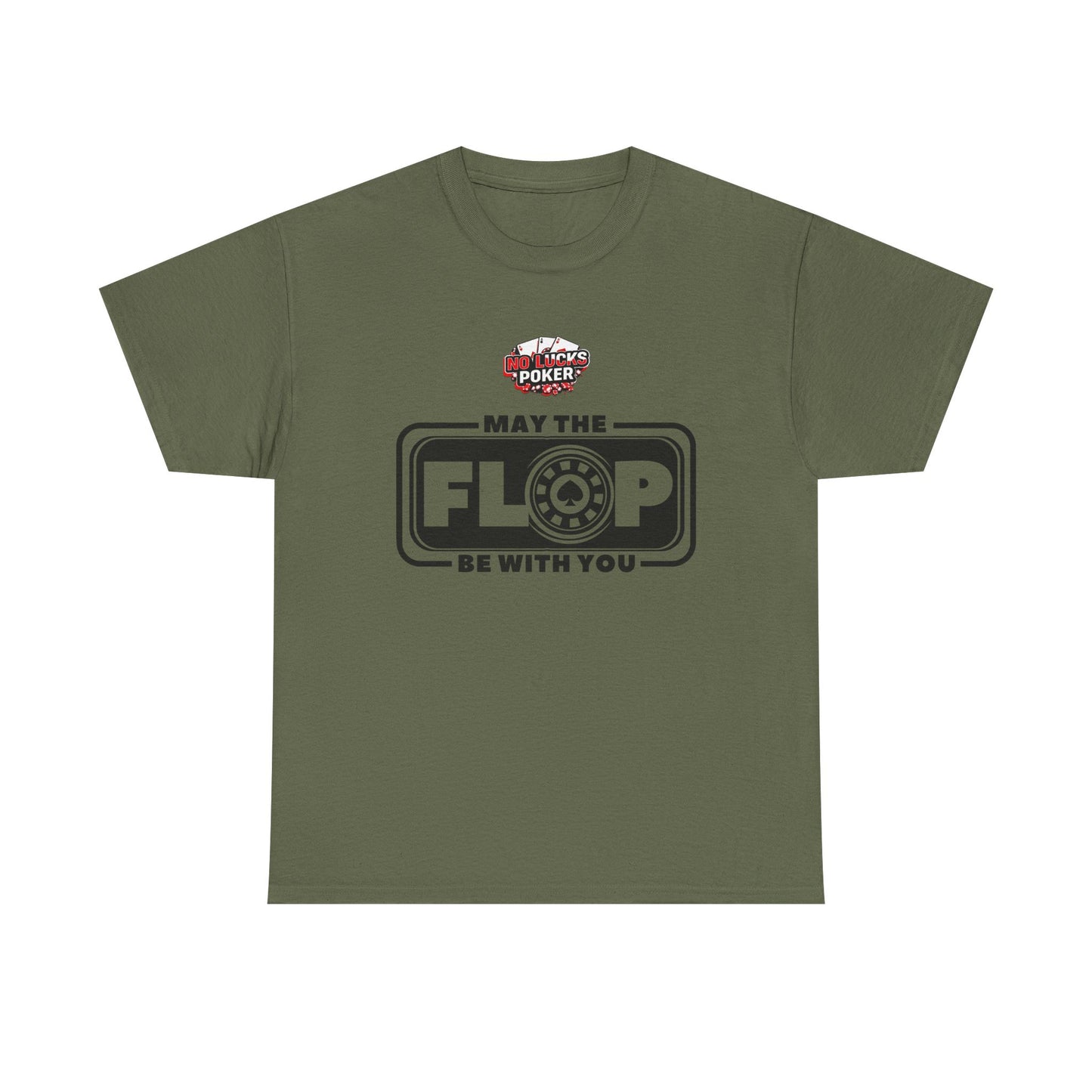 Zero Lucks – “May the Flop Be With You” Poker Logo Tee