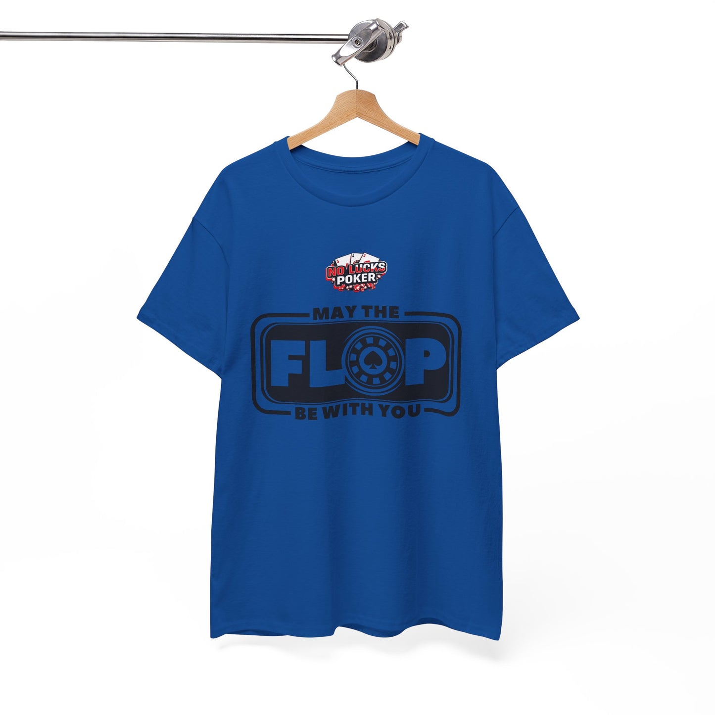 Zero Lucks – “May the Flop Be With You” Poker Logo Tee