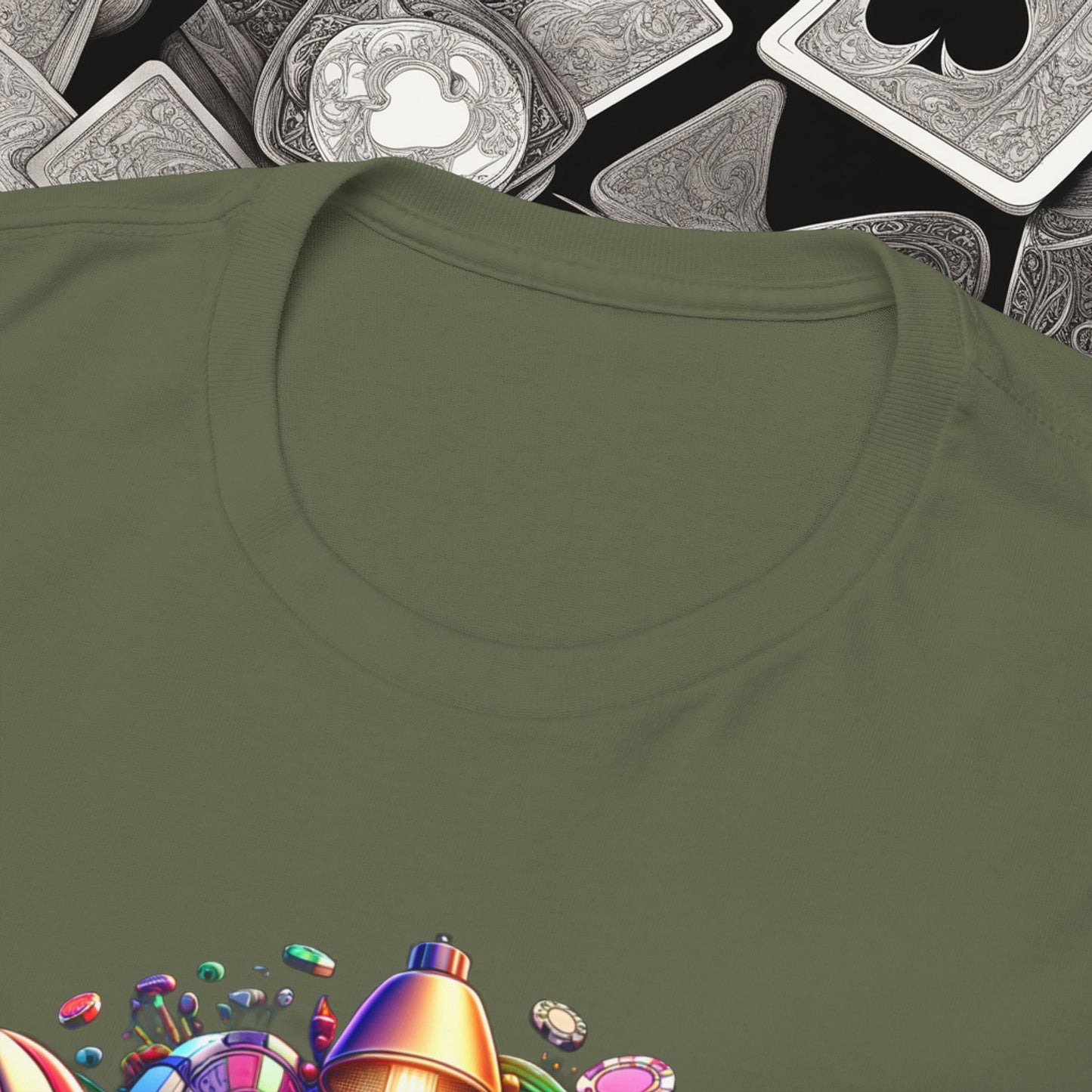 I'm Just here for the Pot unisex heavy cotton tee Poker Apparel