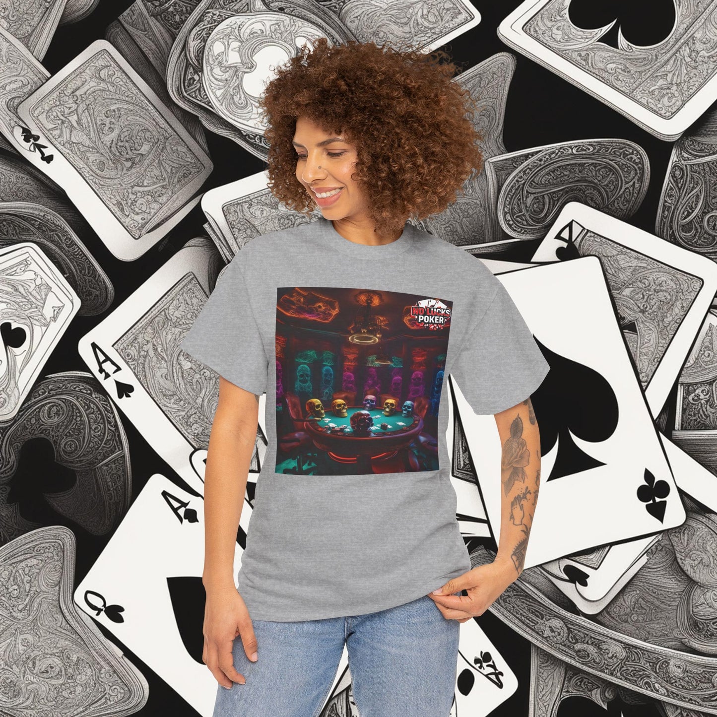 Game Over! No Lucks Given unisex heavy cotton tee