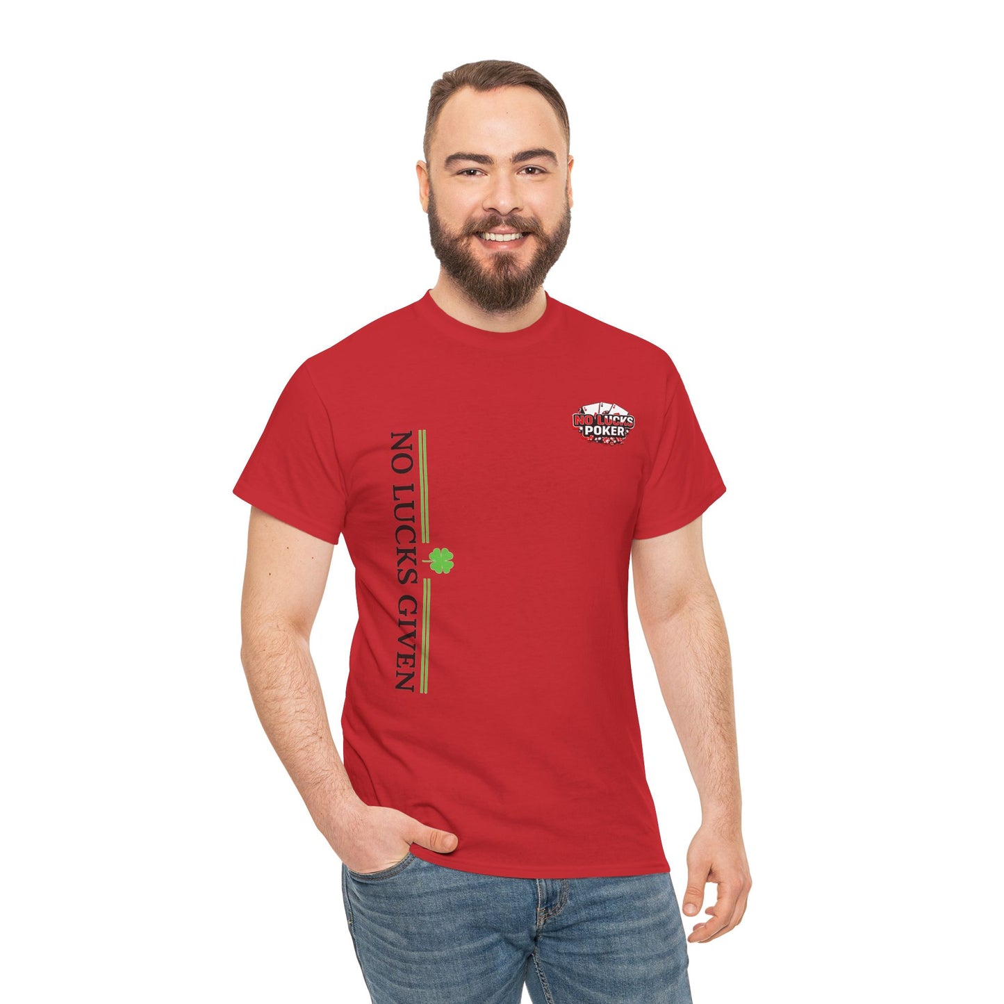 No Lucks Given – Signature Logo Poker Tee (All In Edition)