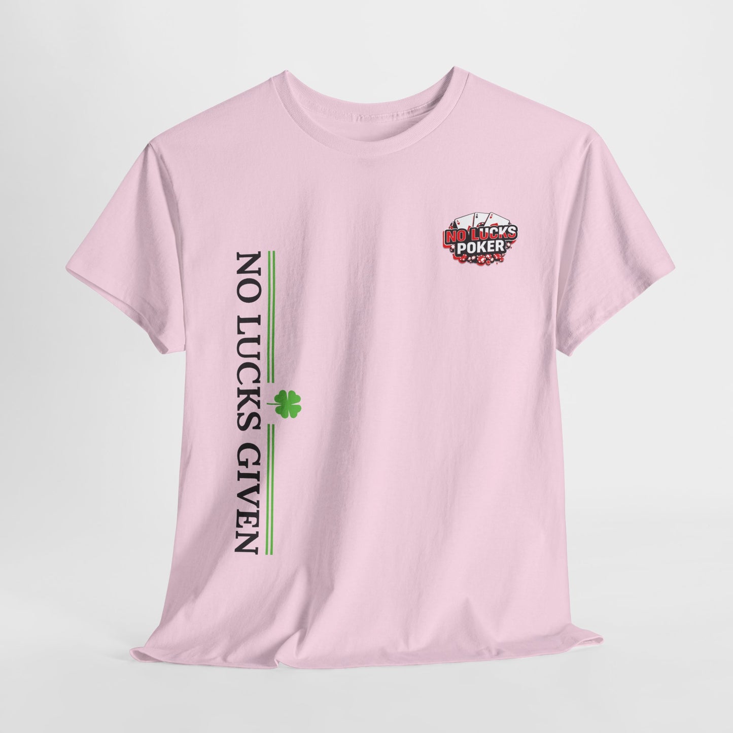No Lucks Given – Signature Logo Poker Tee (All In Edition)