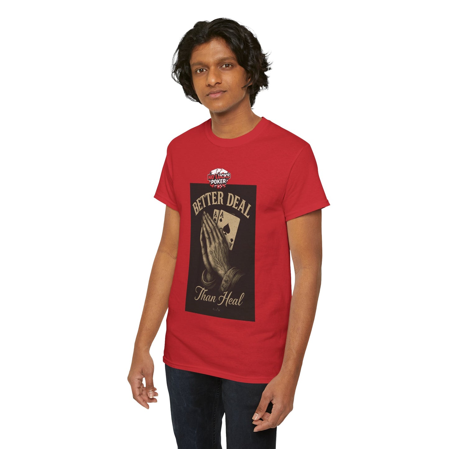No Prayers Just Play Poker T-Shirt | Zero Lucks – Skill Over Superstition