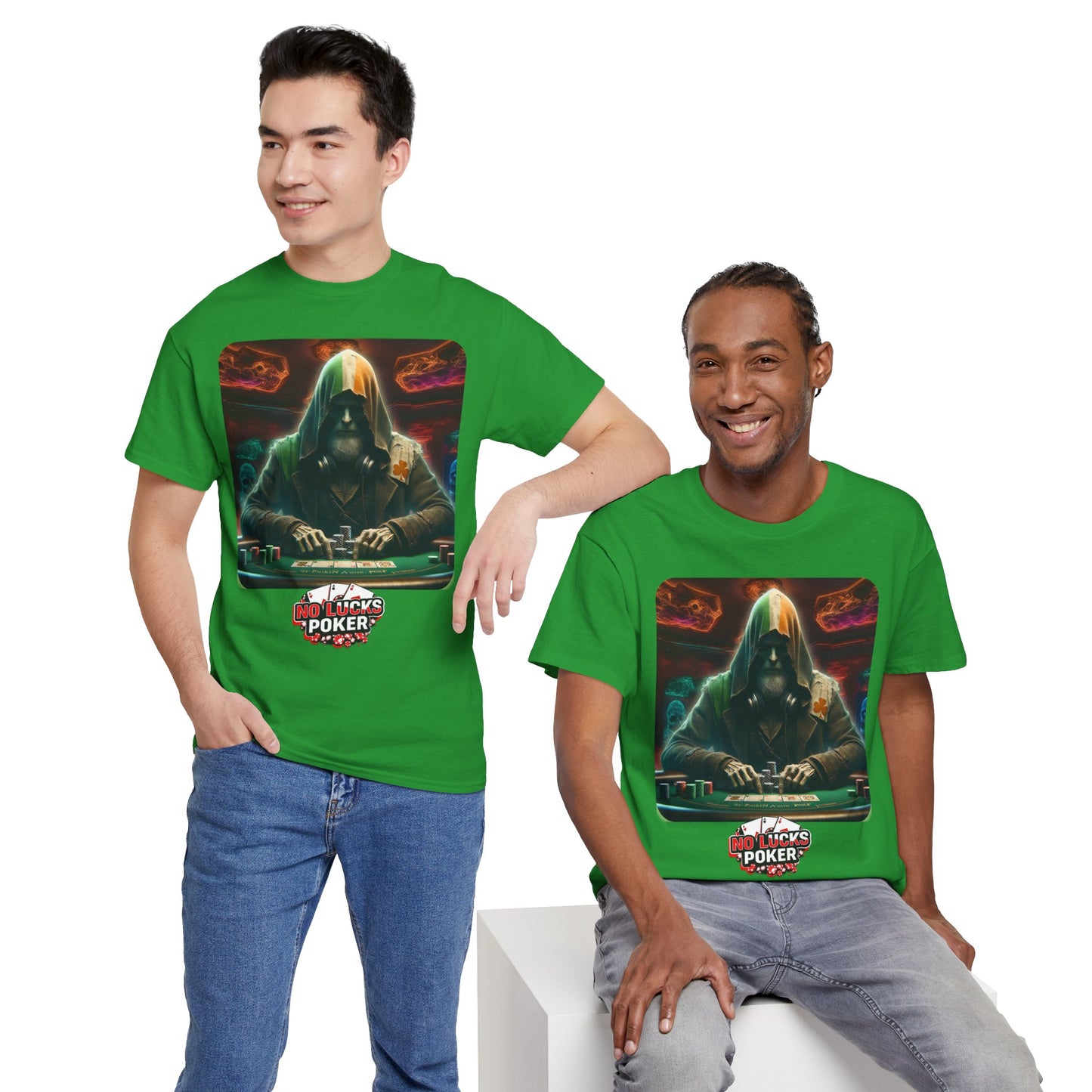 Irish Poker Player Celtic unisex heavy cotton tee Poker Apparel