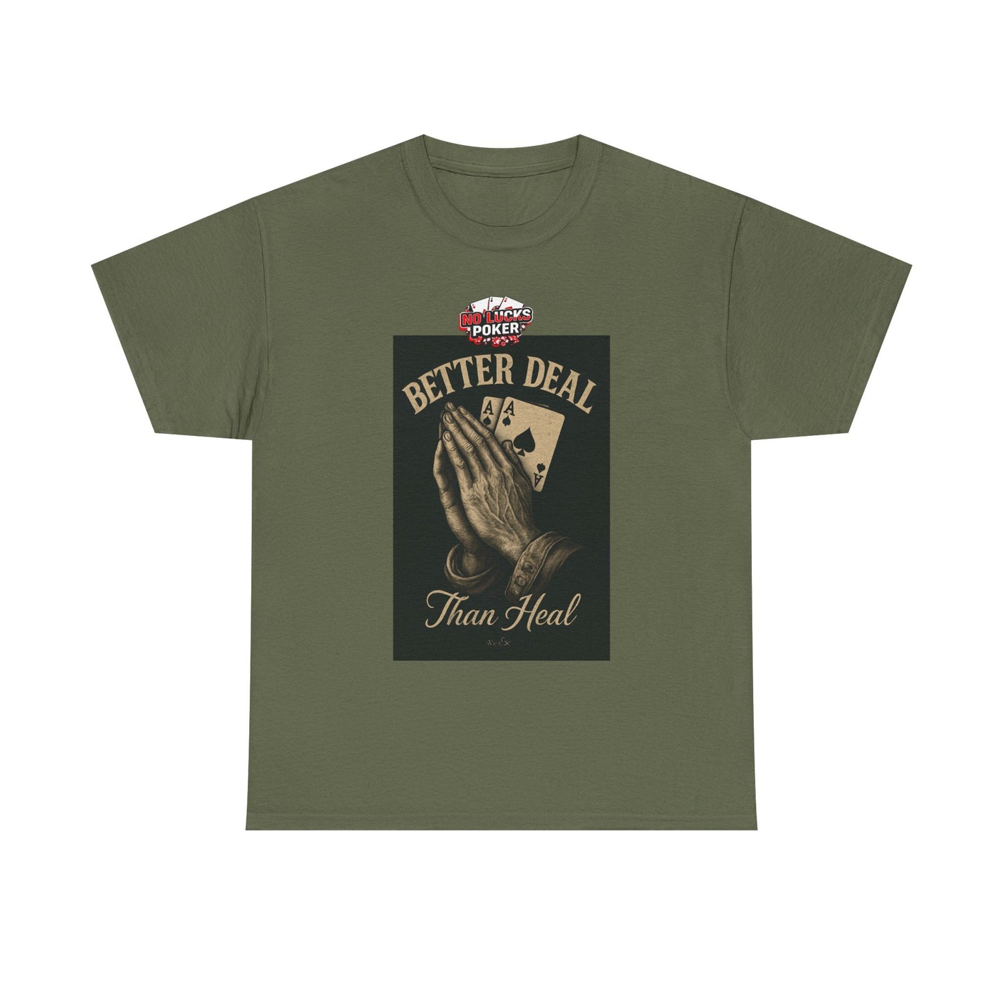 No Prayers Just Play Poker T-Shirt | Zero Lucks – Skill Over Superstition