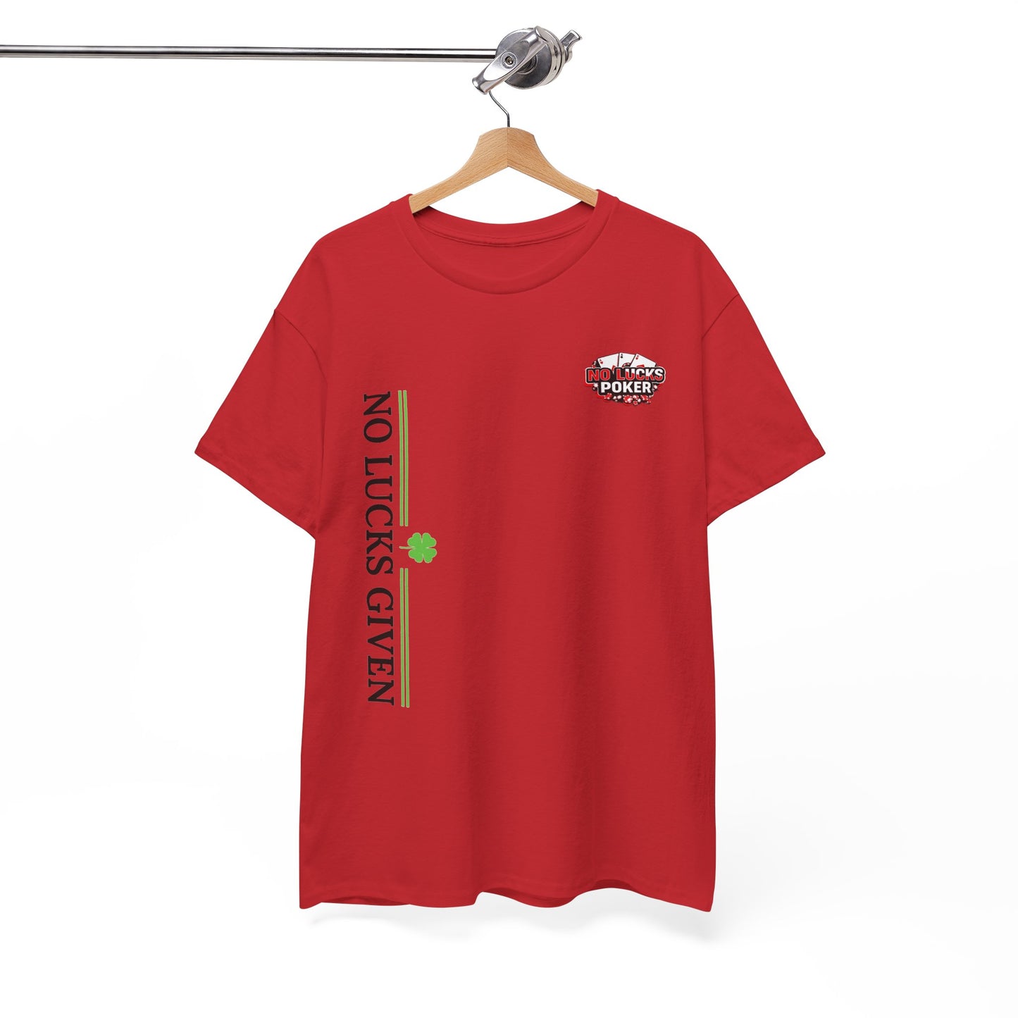 No Lucks Given – Signature Logo Poker Tee (All In Edition)