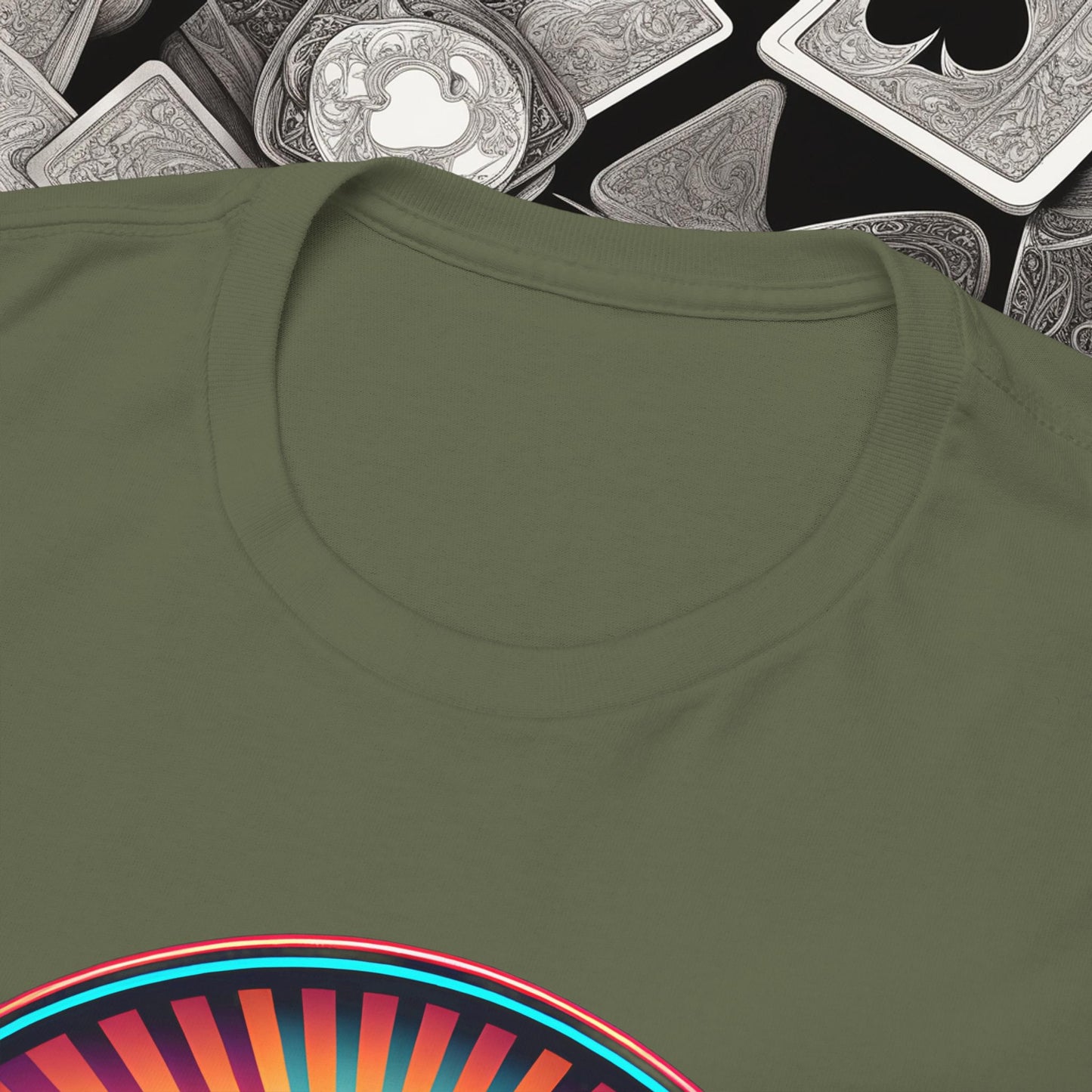 Zero Lucks Given unisex heavy cotton tee Poker Apparel