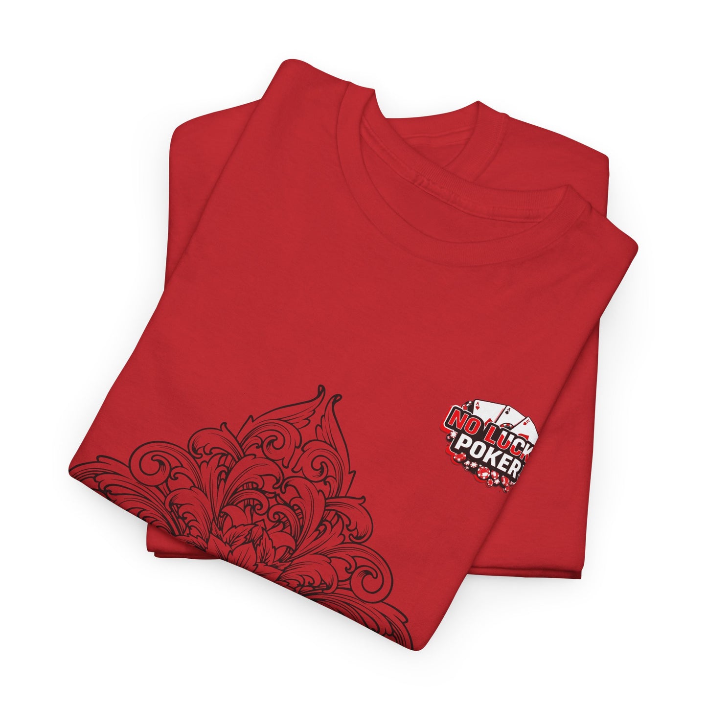 No Lucks Given – Spade Poker T-Shirt (Good Luck, All In)