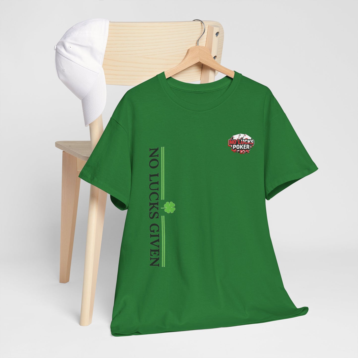 No Lucks Given – Signature Logo Poker Tee (All In Edition)