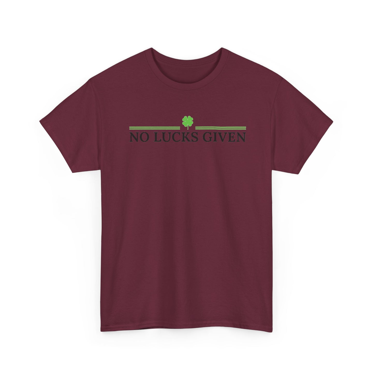 No Lucks Given – Classic Logo Poker Tee (Good Luck, All In)