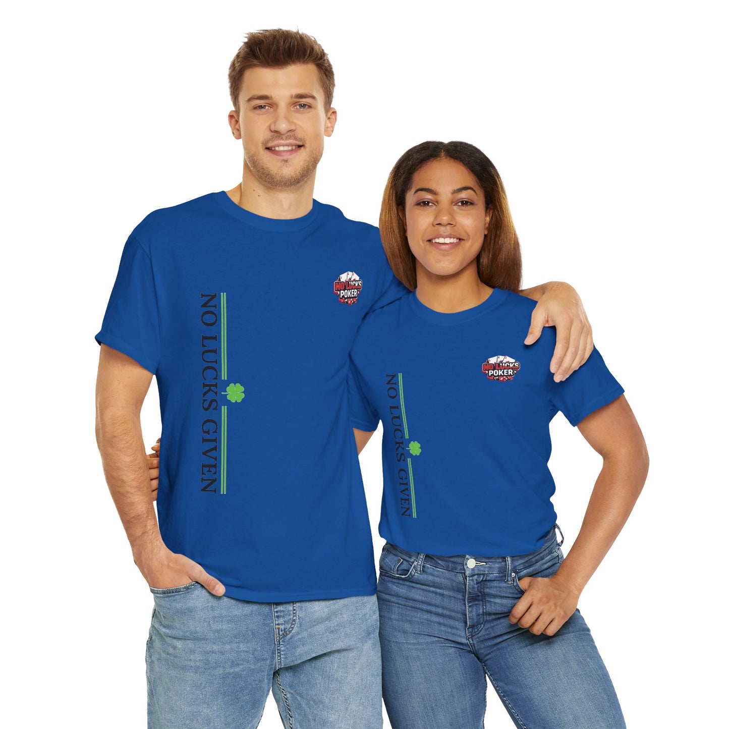 No Lucks Given – Signature Logo Poker Tee (All In Edition)