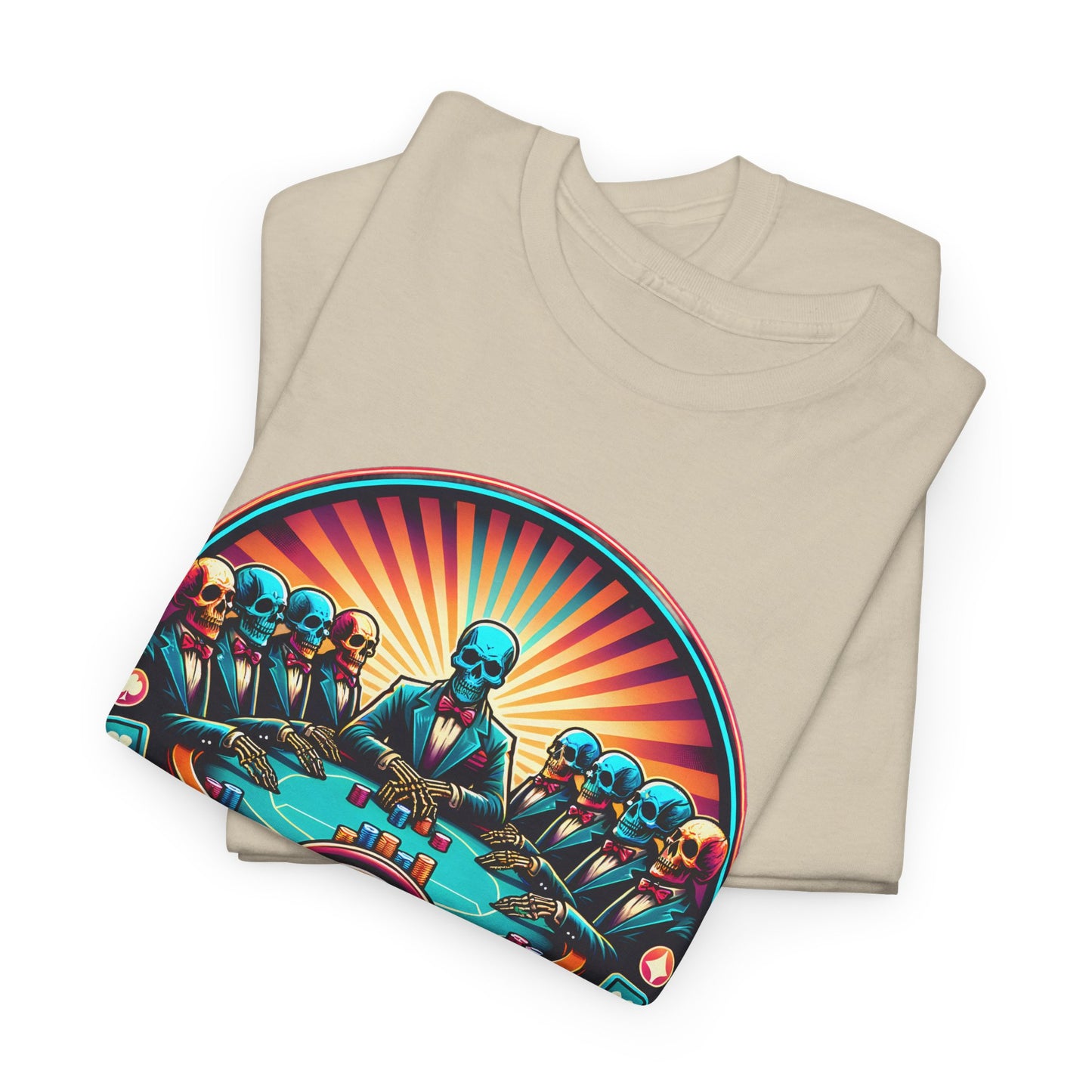 Zero Lucks Given unisex heavy cotton tee Poker Apparel