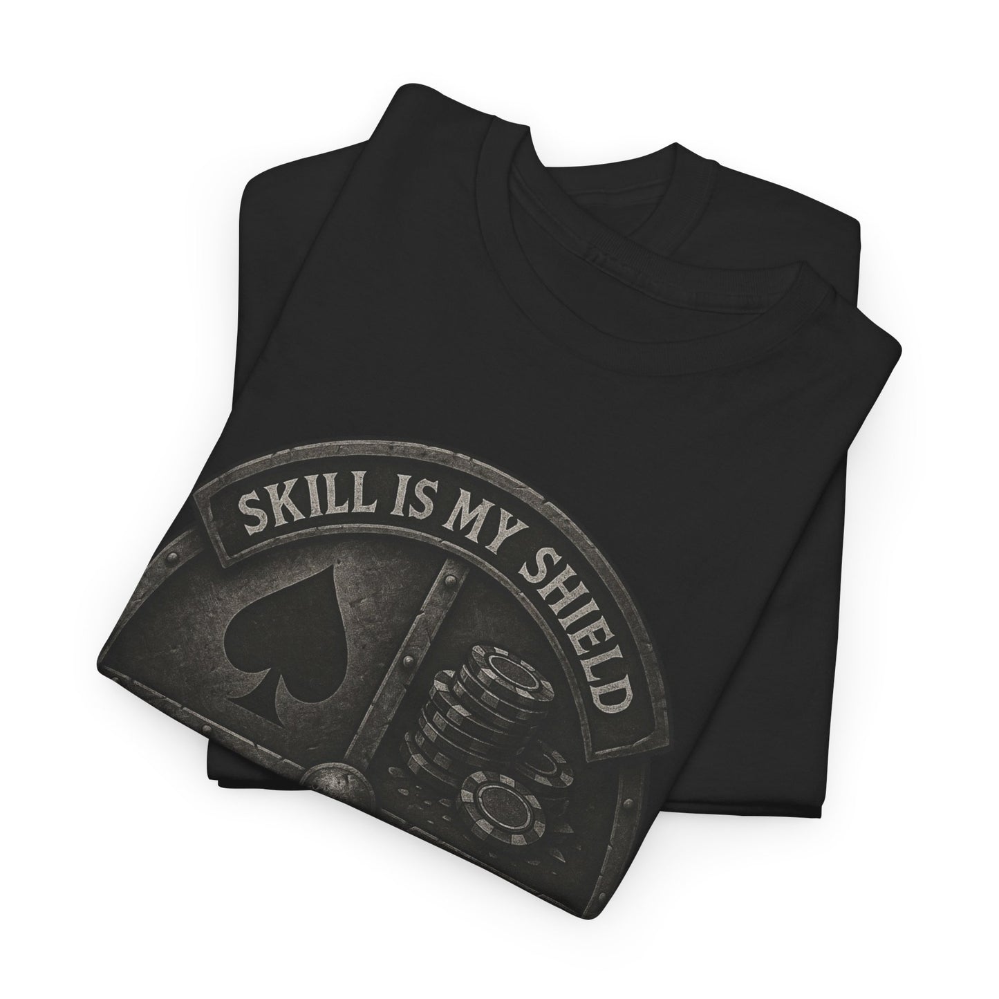 Stack or Shatter Poker T-Shirt | No Lucks Given – Skill Over Luck