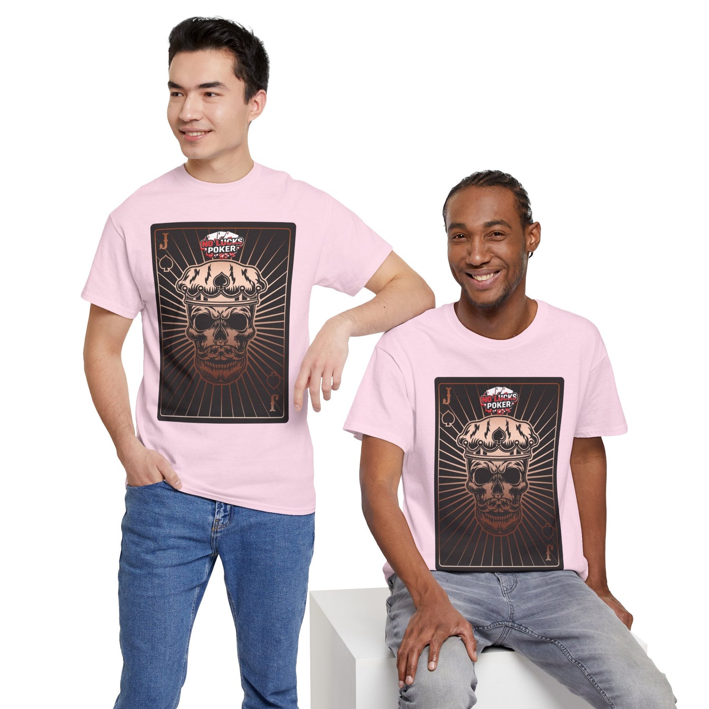No Lucks Given – Jack Skull Crown of Spades Poker Tee (Copper Edition)