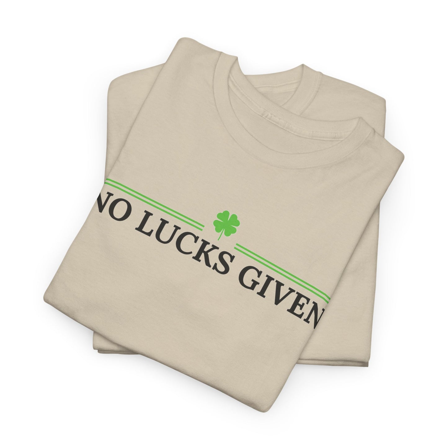 No Lucks Given – Classic Logo Poker Tee (Good Luck, All In)