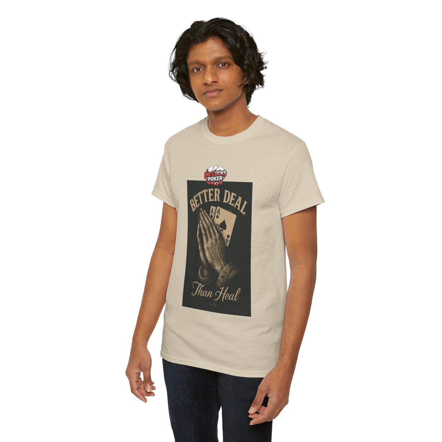 No Prayers Just Play Poker T-Shirt | Zero Lucks – Skill Over Superstition