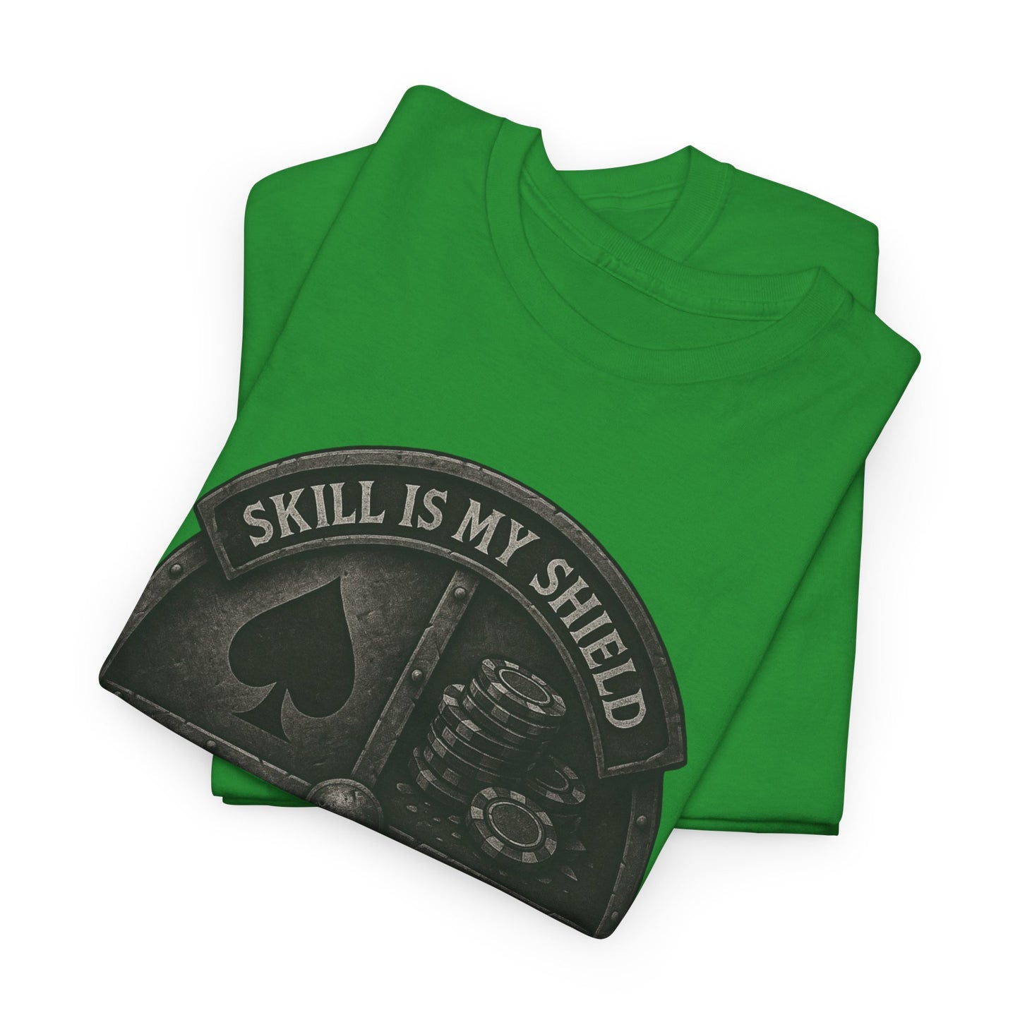 Stack or Shatter Poker T-Shirt | No Lucks Given – Skill Over Luck