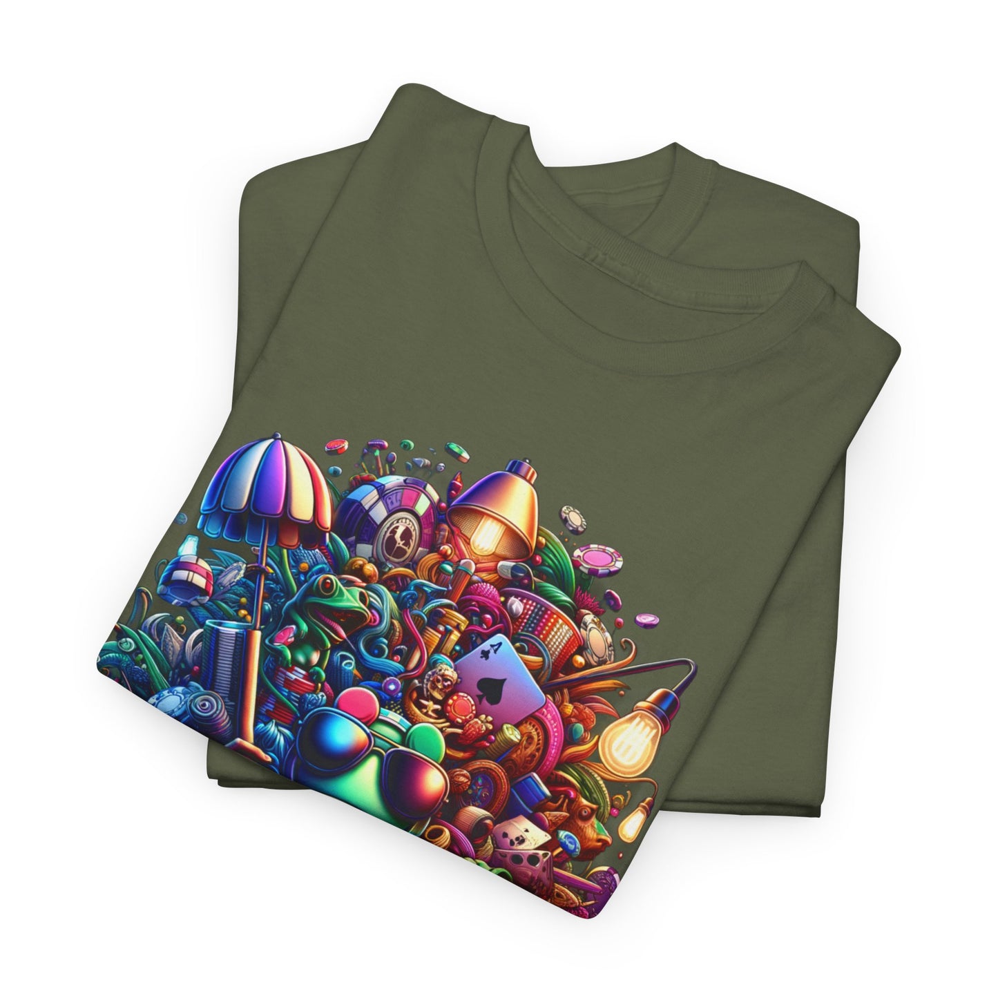 I'm Just here for the Pot unisex heavy cotton tee Poker Apparel