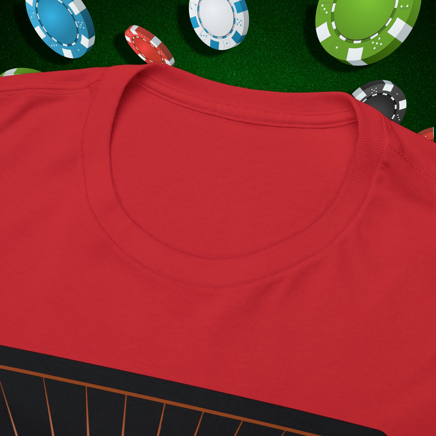 No Lucks Given Angry Jack of Hearts Copper Poker T-Shirt Must have Good Luck All-in