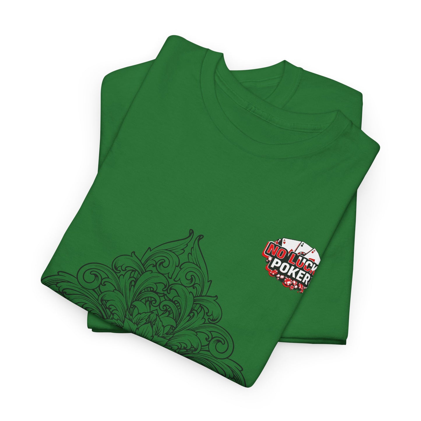 No Lucks Given – Spade Poker T-Shirt (Good Luck, All In)