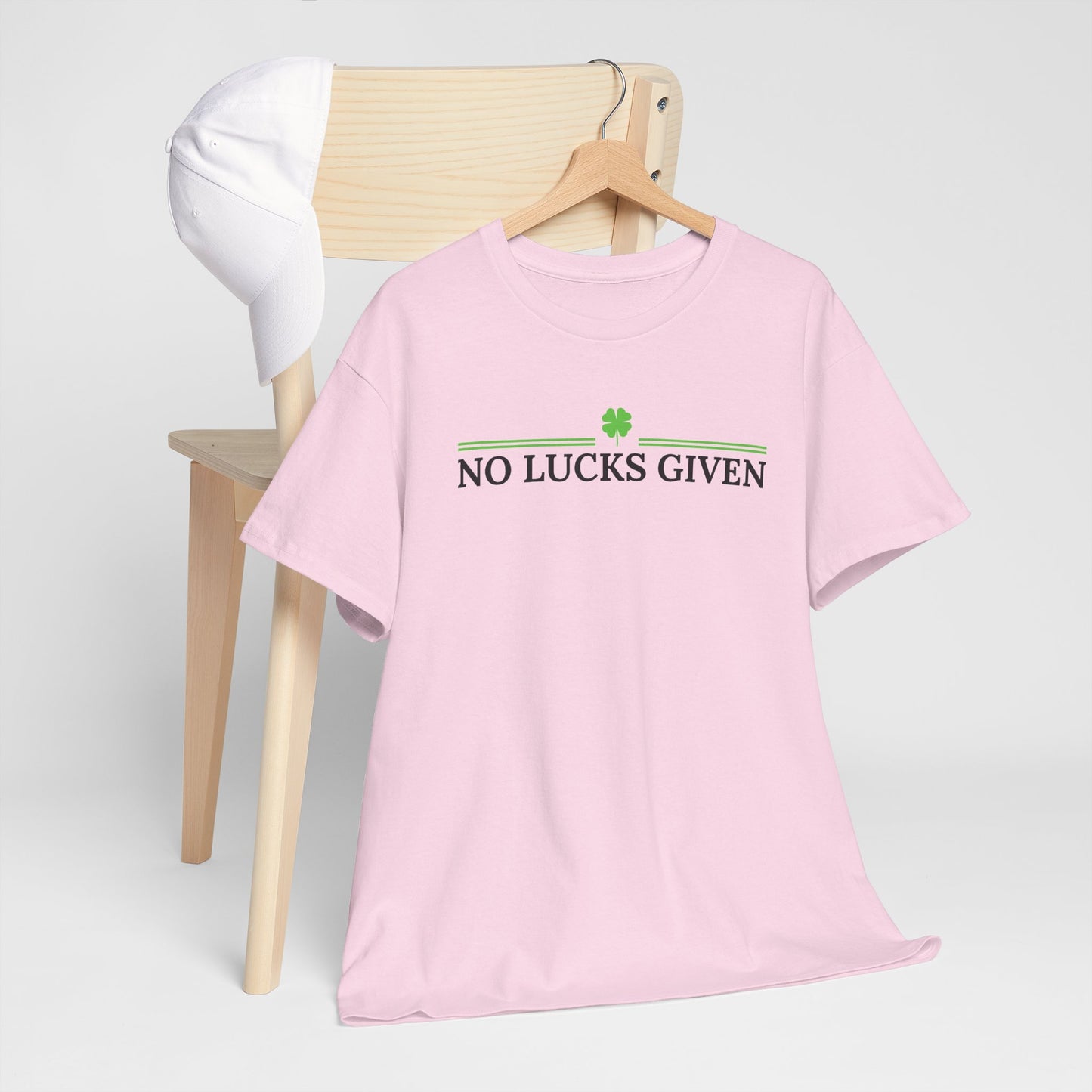 No Lucks Given – Classic Logo Poker Tee (Good Luck, All In)