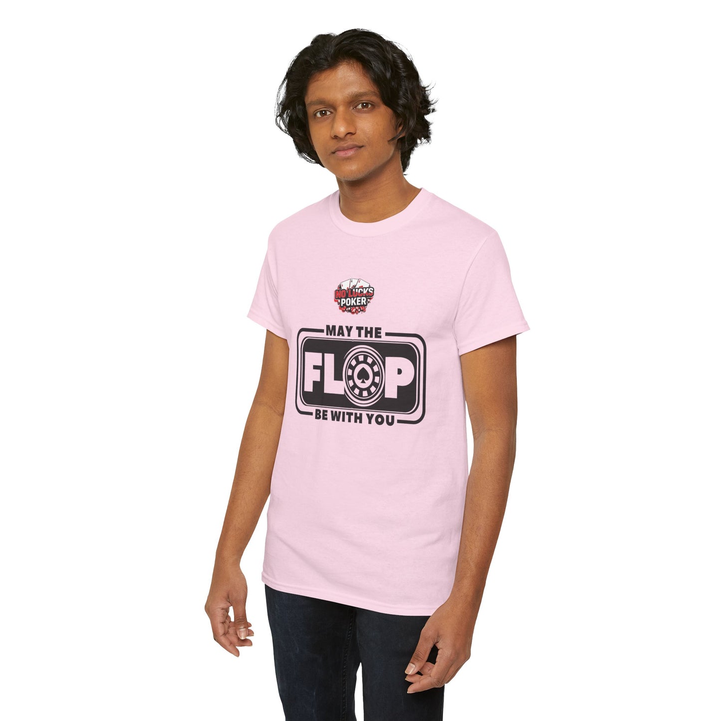 Zero Lucks – “May the Flop Be With You” Poker Logo Tee