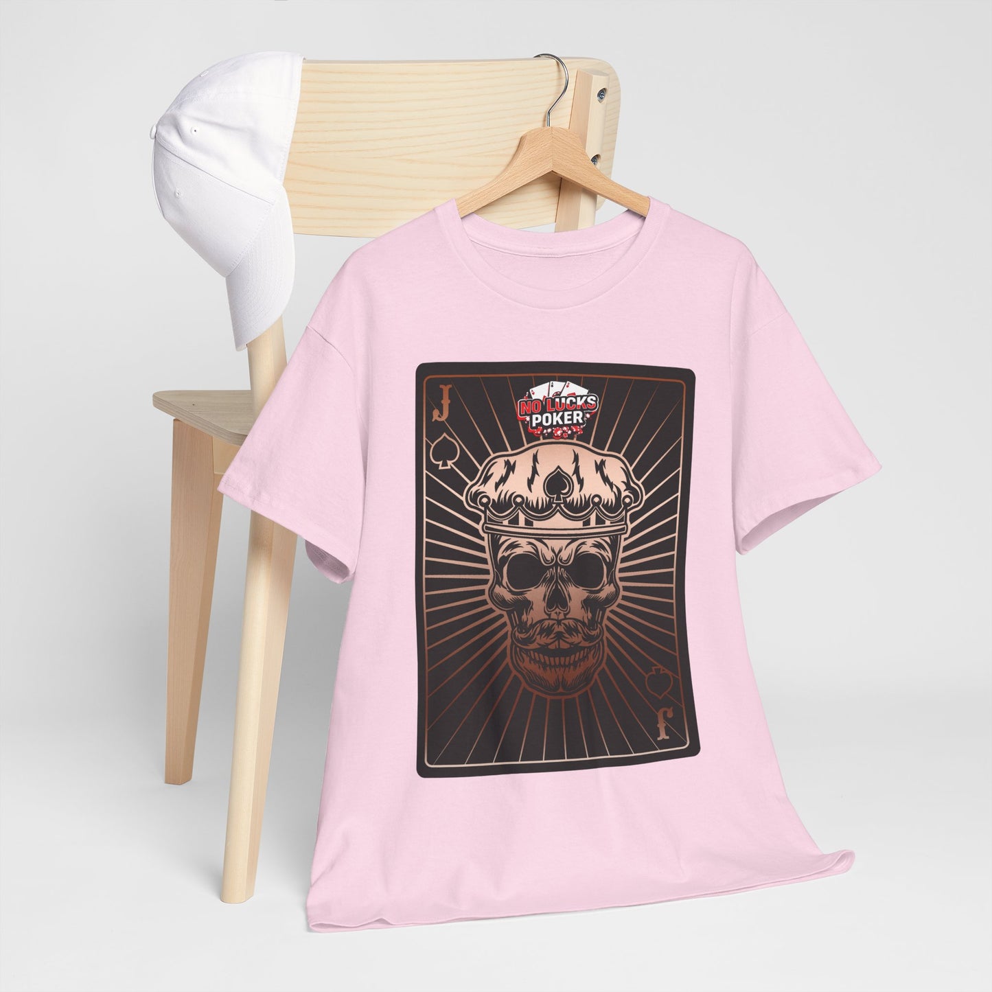 No Lucks Given – Jack Skull Crown of Spades Poker Tee (Copper Edition)
