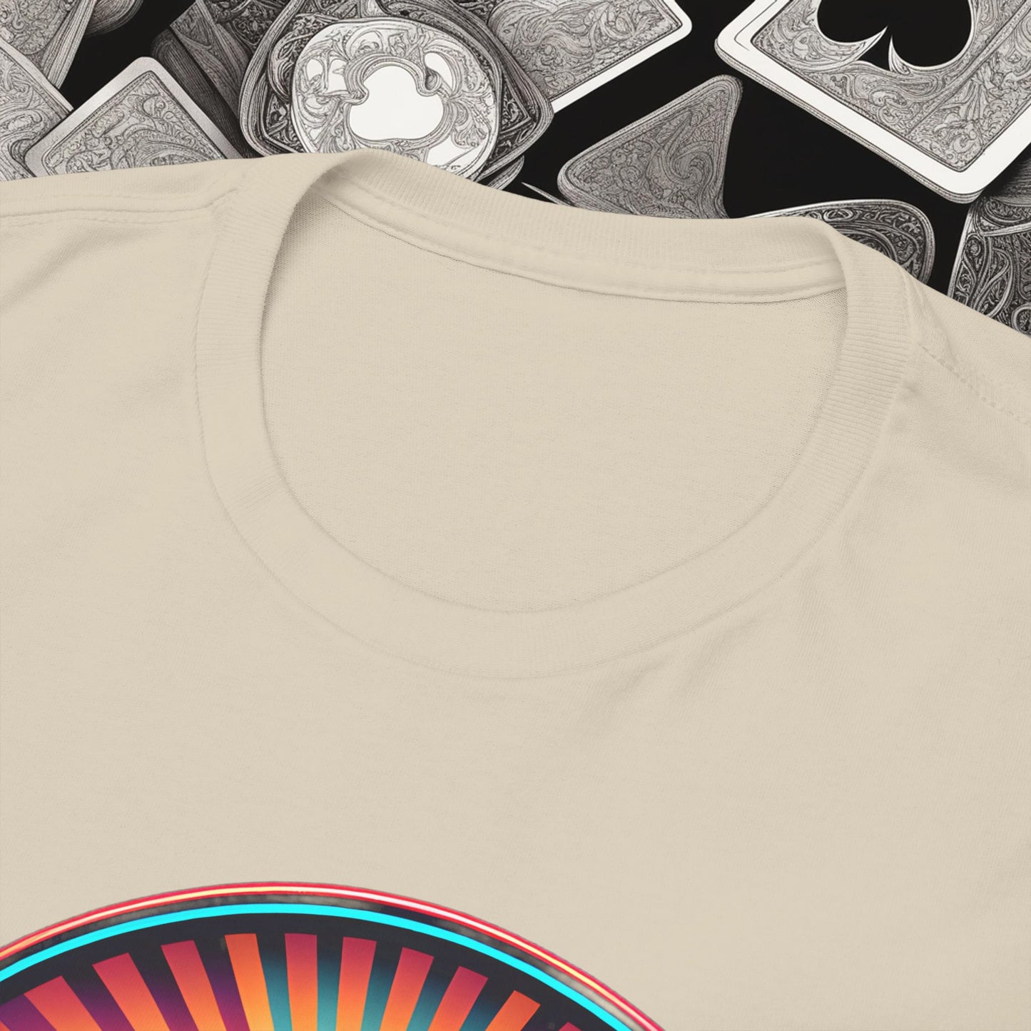 Zero Lucks Given unisex heavy cotton tee Poker Apparel