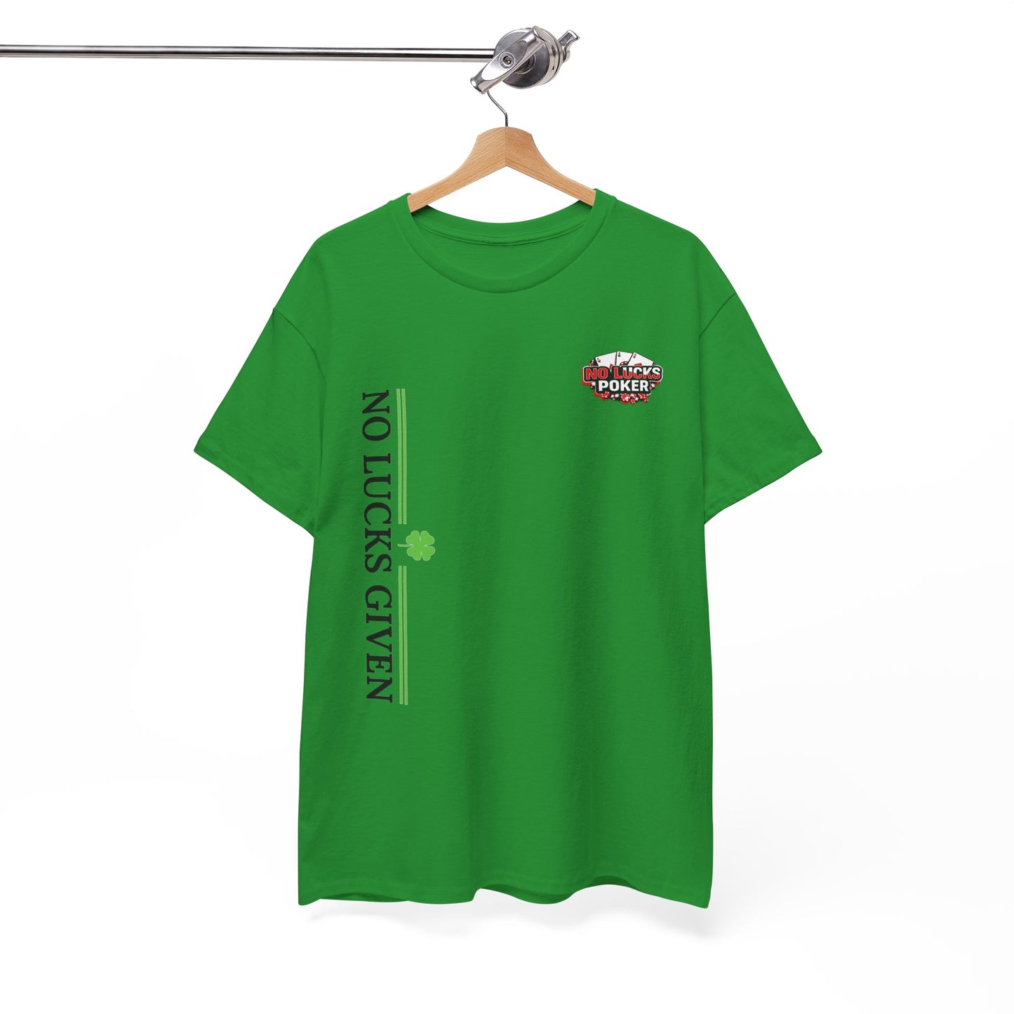 No Lucks Given – Signature Logo Poker Tee (All In Edition)