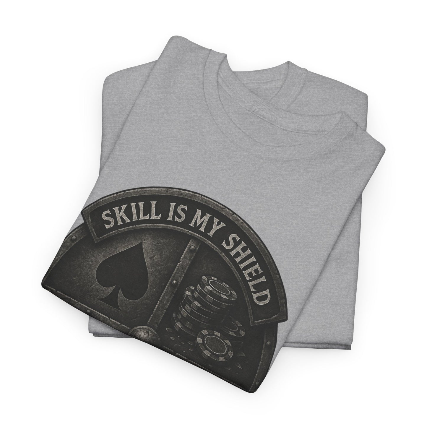 Stack or Shatter Poker T-Shirt | No Lucks Given – Skill Over Luck