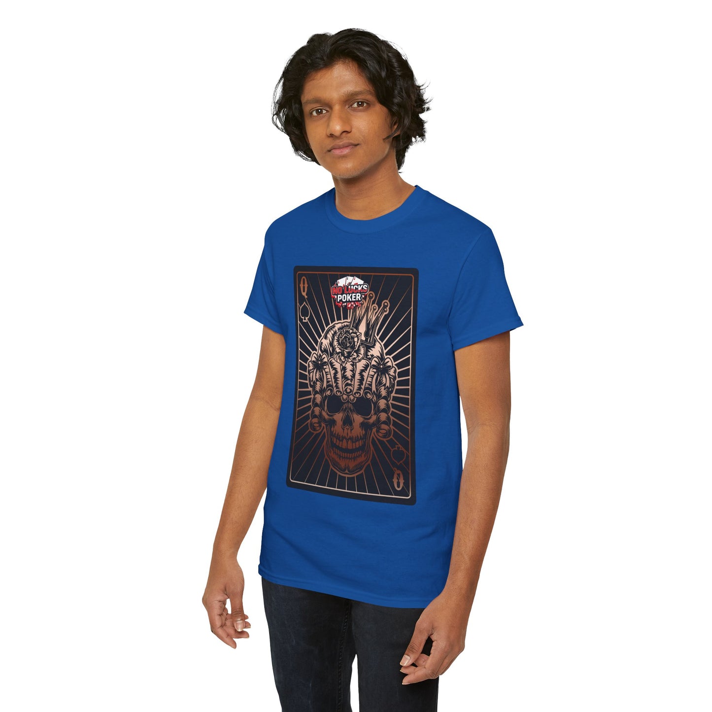 No Lucks Given – Angry Queen of Spades Poker Tee (Copper Edition)
