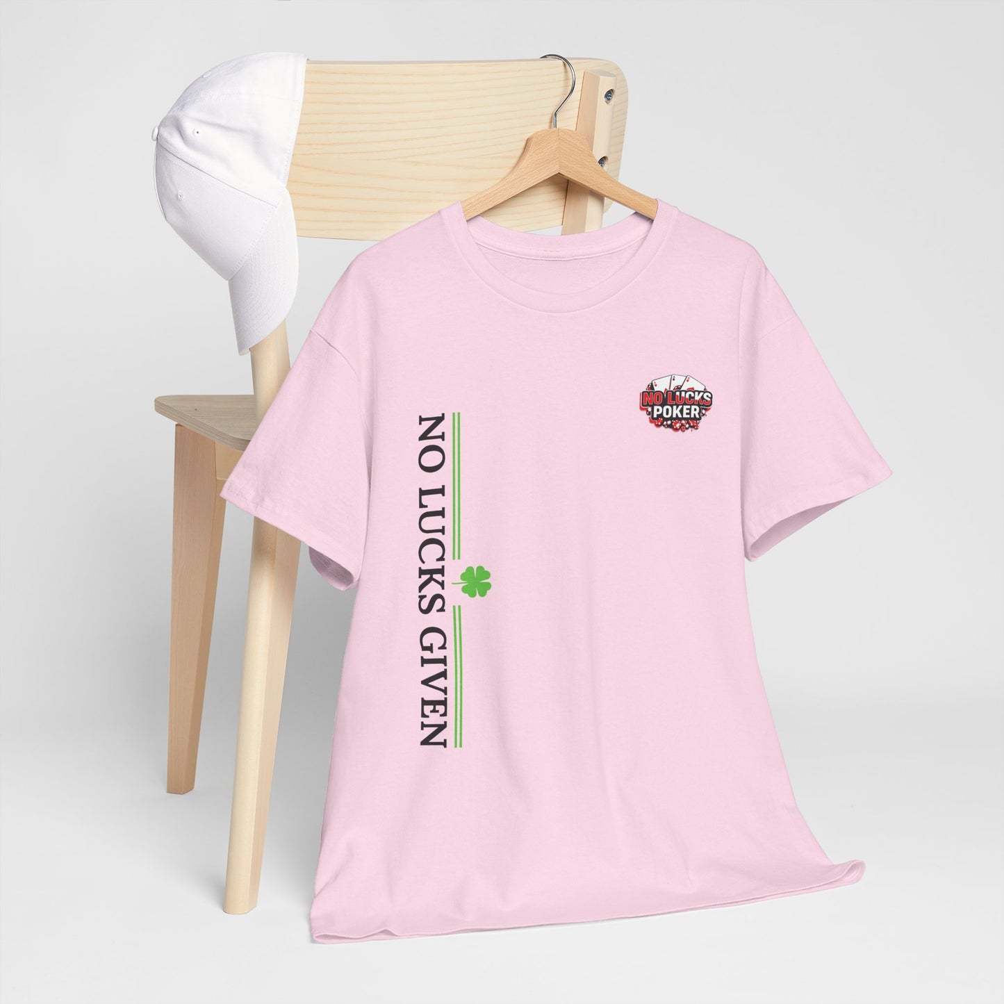 No Lucks Given – Signature Logo Poker Tee (All In Edition)