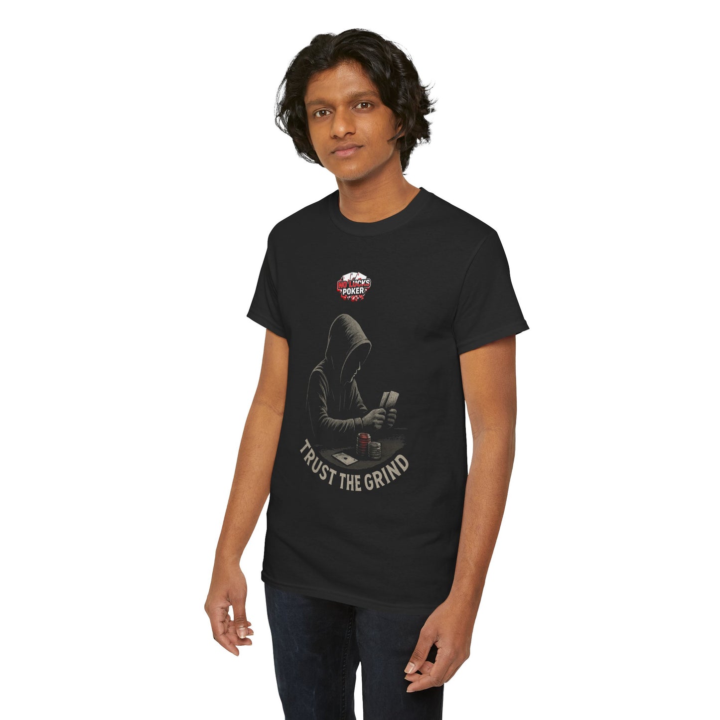 Trust the Grind Poker T-Shirt | Zero Lucks – Play Sharp