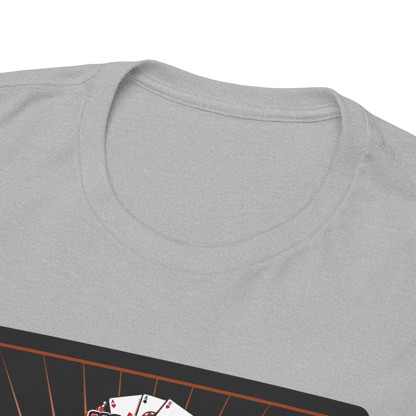 No Lucks Given – Ace of Spades & Crossed Swords Poker T-Shirt (Copper Edition)