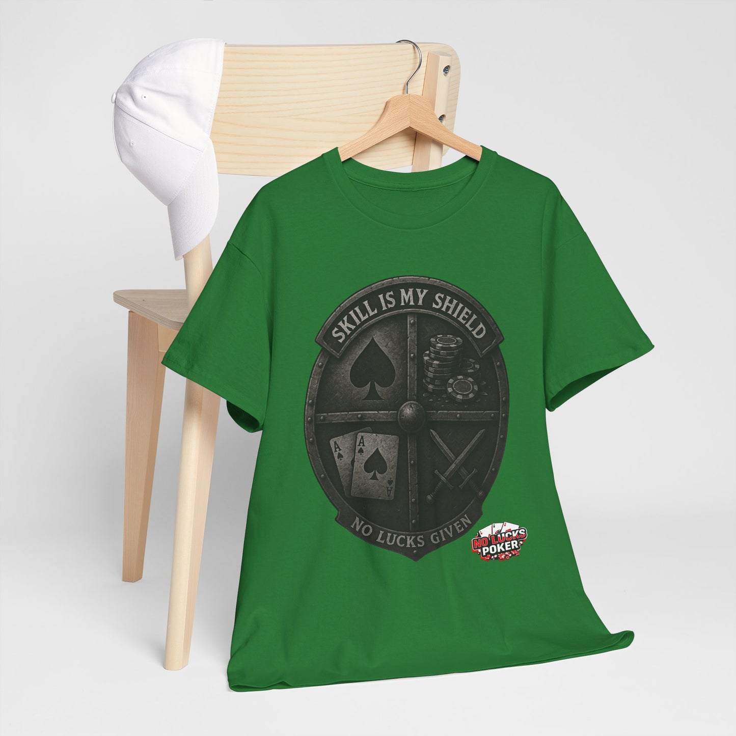 Stack or Shatter Poker T-Shirt | No Lucks Given – Skill Over Luck
