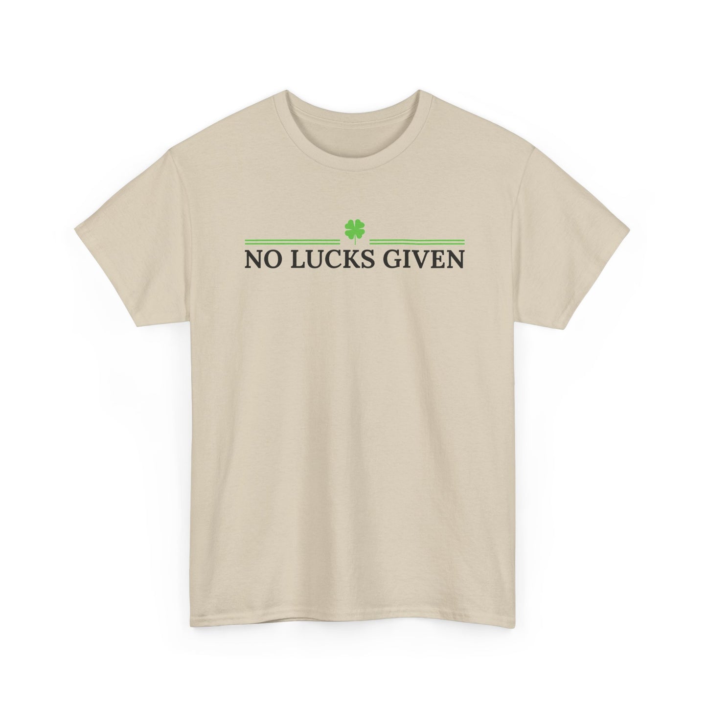 No Lucks Given – Classic Logo Poker Tee (Good Luck, All In)