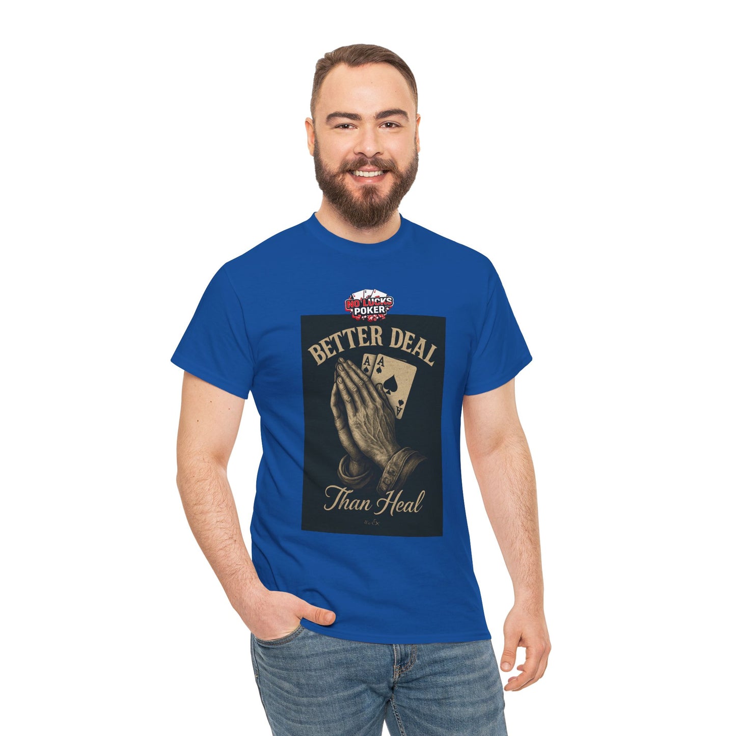 No Prayers Just Play Poker T-Shirt | Zero Lucks – Skill Over Superstition