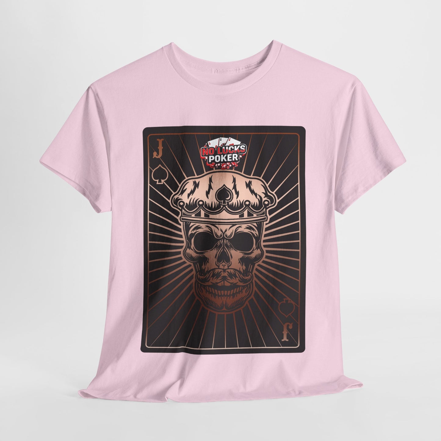 No Lucks Given – Jack Skull Crown of Spades Poker Tee (Copper Edition)