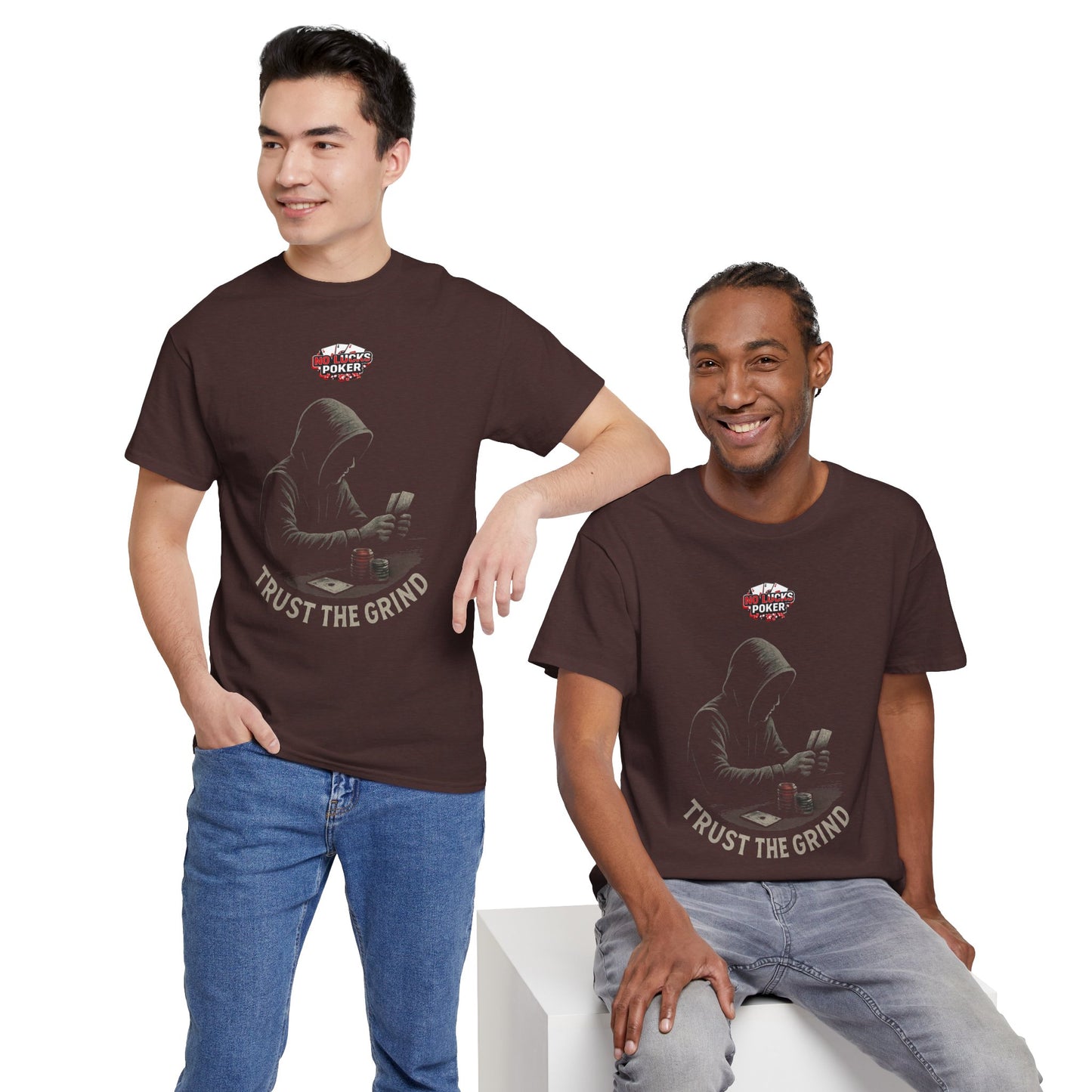 Trust the Grind Poker T-Shirt | Zero Lucks – Play Sharp