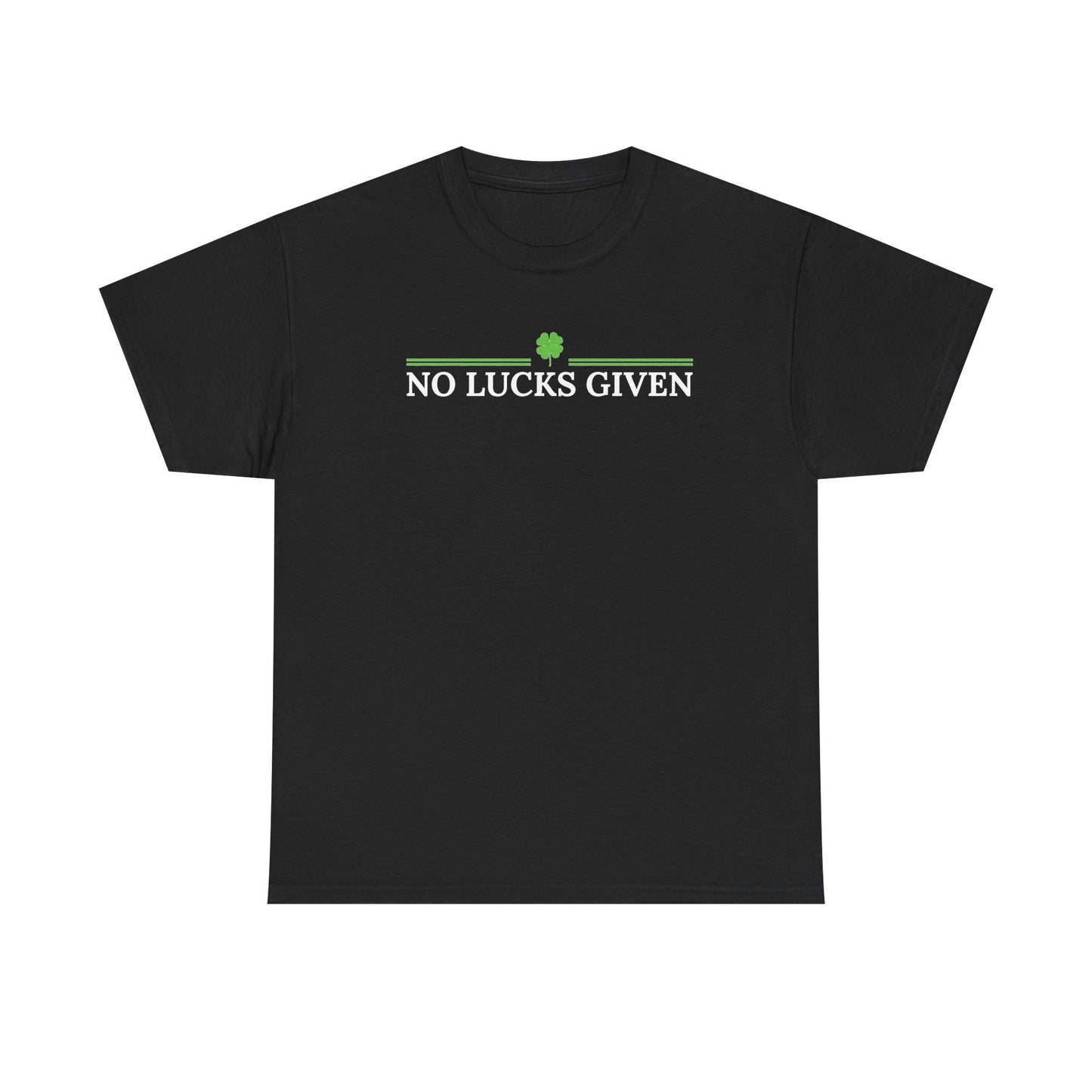 No Lucks Given – Classic Logo Poker Tee (Good Luck, All In)