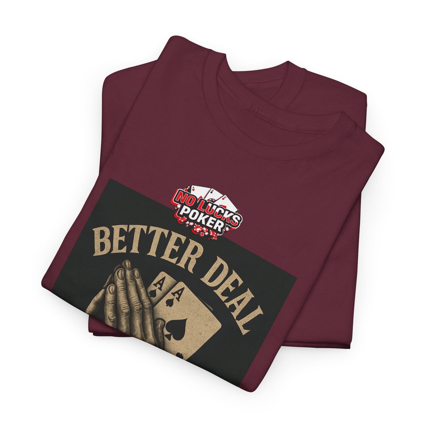 No Prayers Just Play Poker T-Shirt | Zero Lucks – Skill Over Superstition