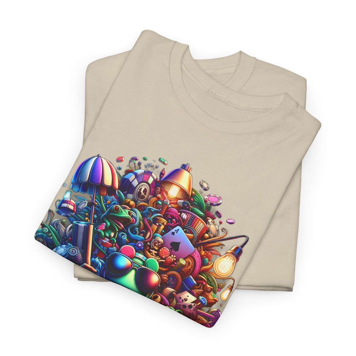 I'm Just here for the Pot unisex heavy cotton tee Poker Apparel