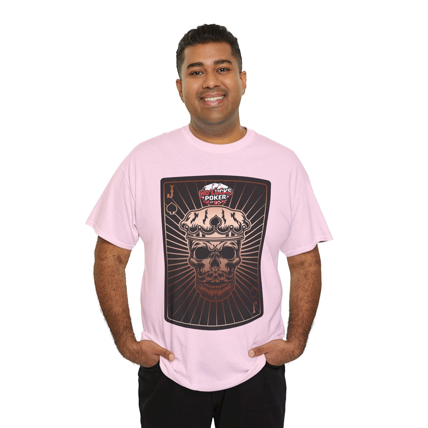 No Lucks Given – Jack Skull Crown of Spades Poker Tee (Copper Edition)