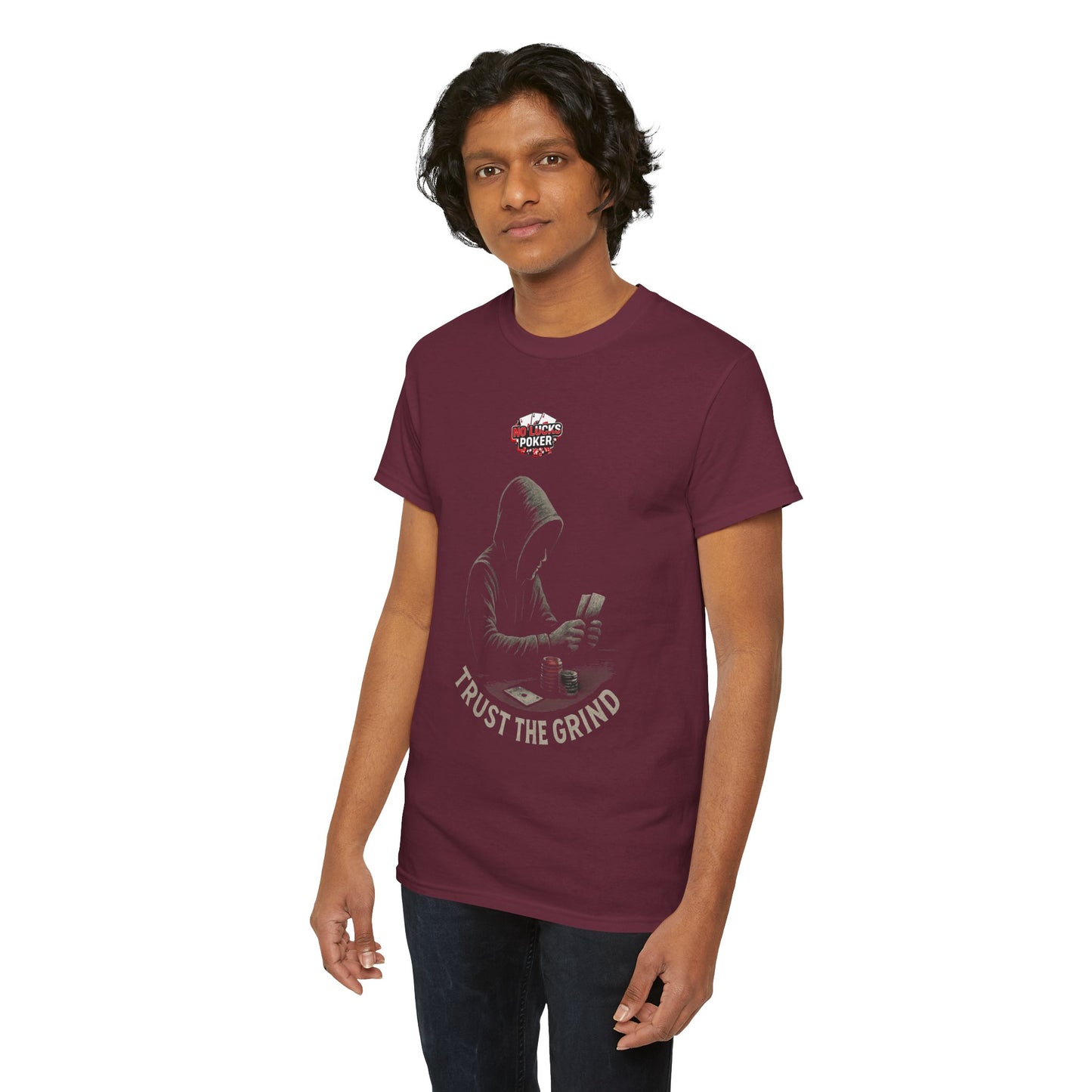 Trust the Grind Poker T-Shirt | Zero Lucks – Play Sharp