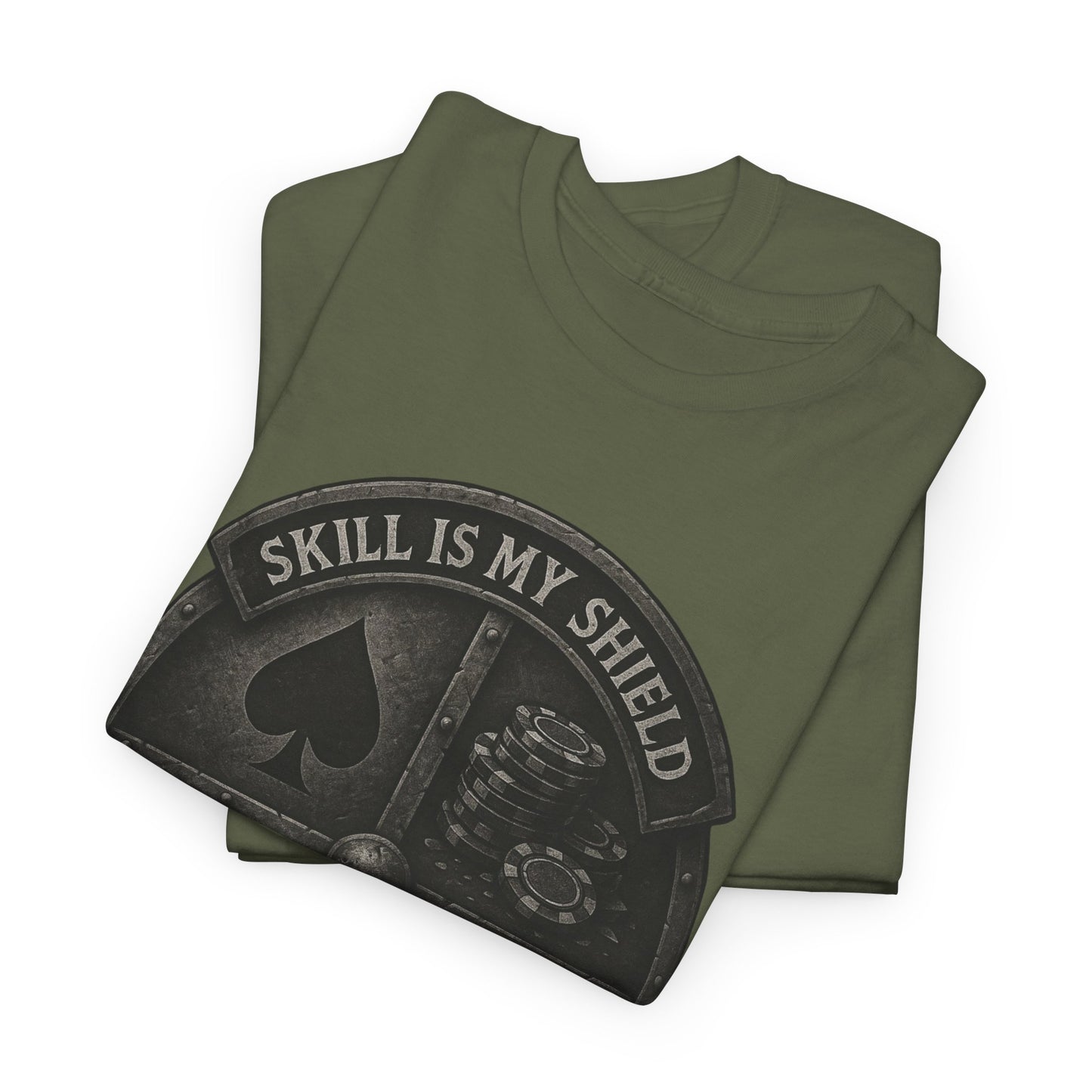 Stack or Shatter Poker T-Shirt | No Lucks Given – Skill Over Luck