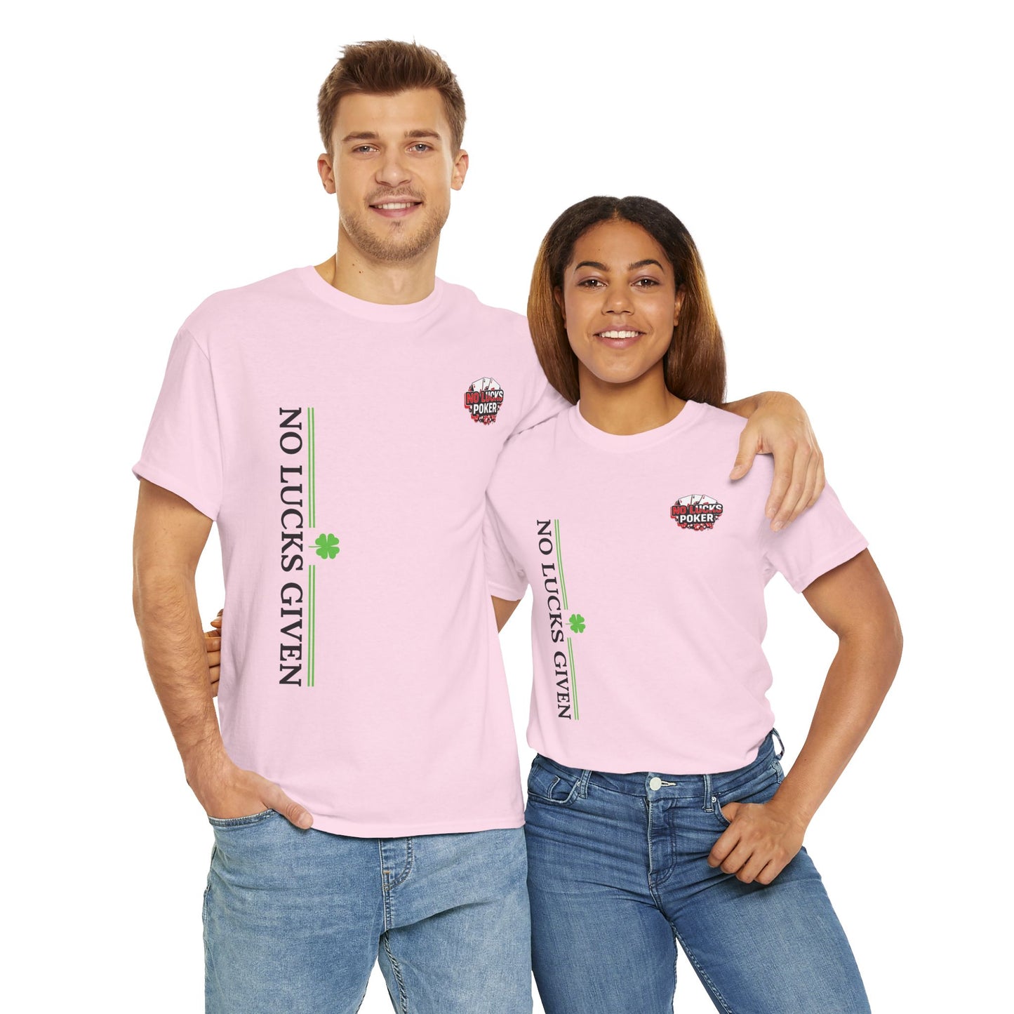 No Lucks Given – Signature Logo Poker Tee (All In Edition)