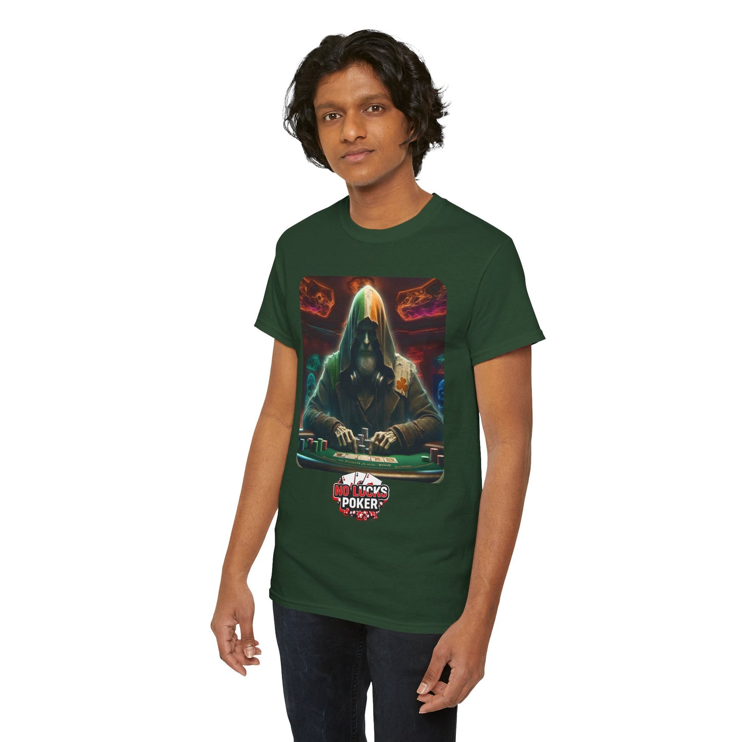 Irish Poker Player Celtic unisex heavy cotton tee Poker Apparel