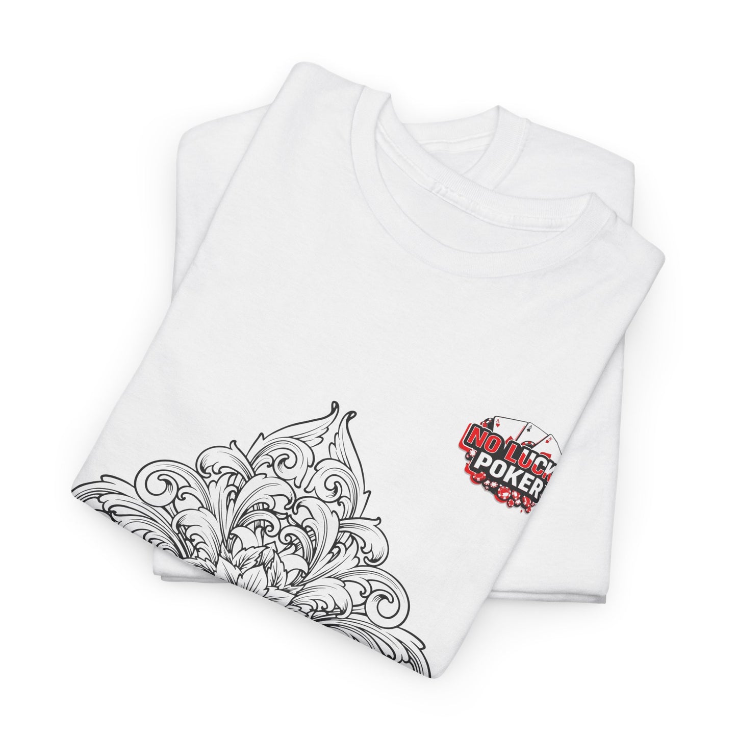 No Lucks Given – Spade Poker T-Shirt (Good Luck, All In)