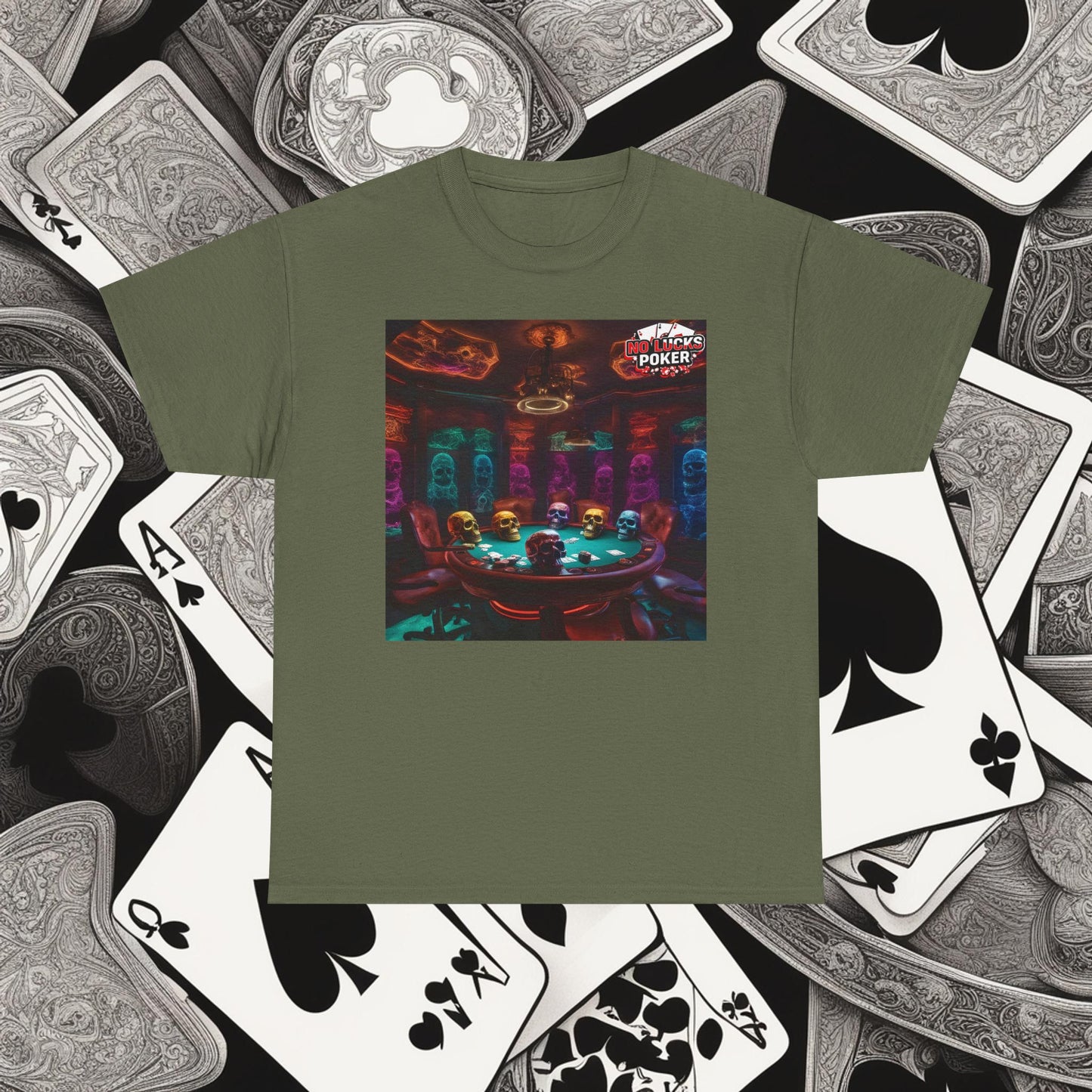 Game Over! No Lucks Given unisex heavy cotton tee