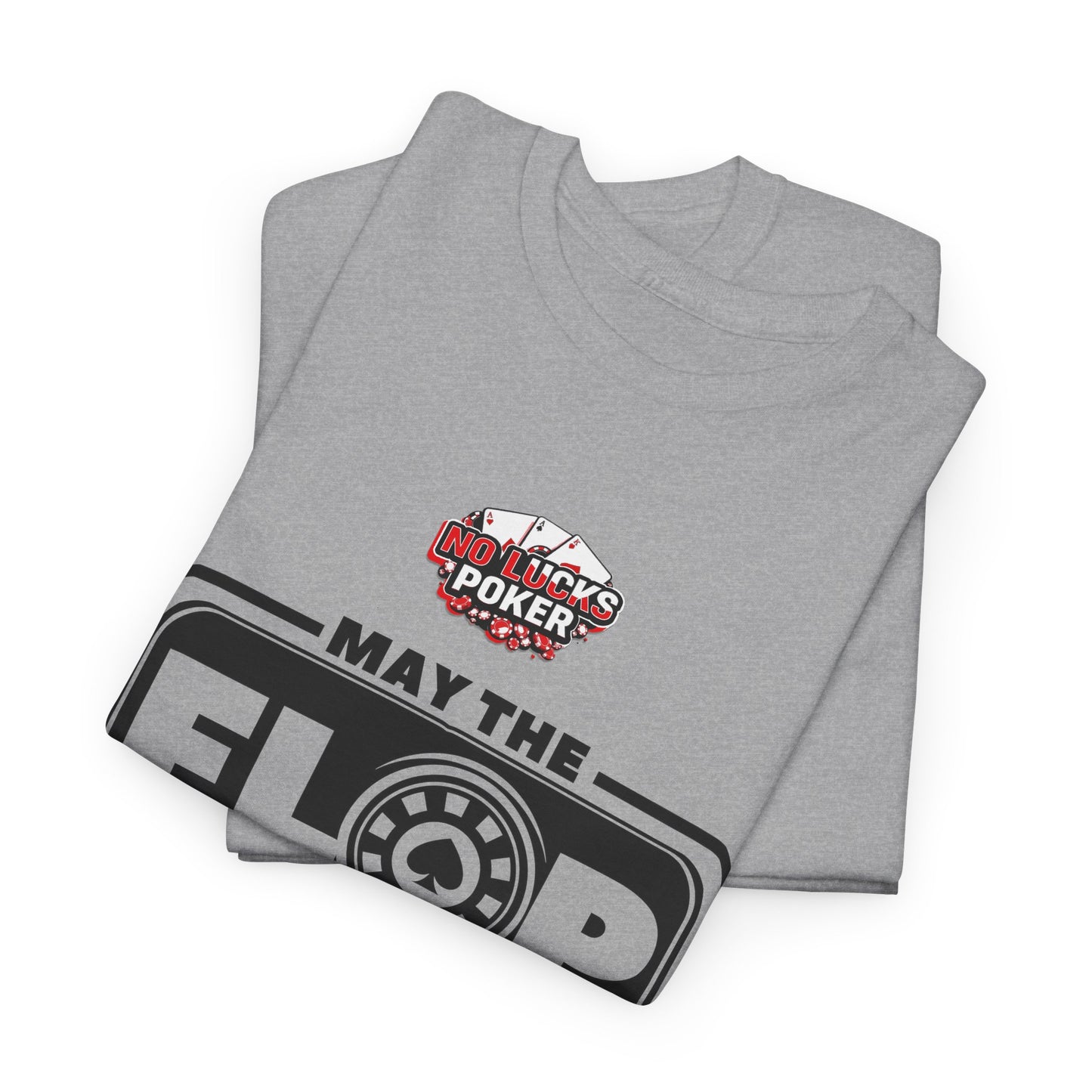 Zero Lucks – “May the Flop Be With You” Poker Logo Tee